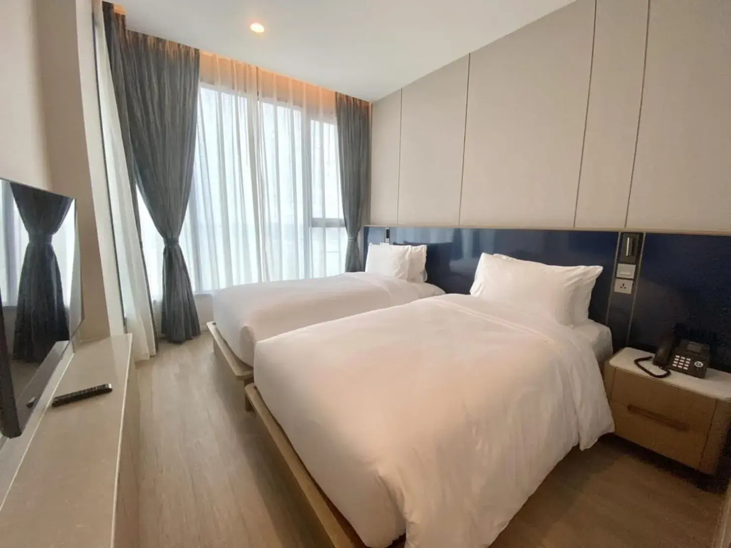 One-Bedroom Twin Suite in S Sriracha Hotel & Residence One-Bedroom Twin Suite in S Sriracha Hotel & Residence