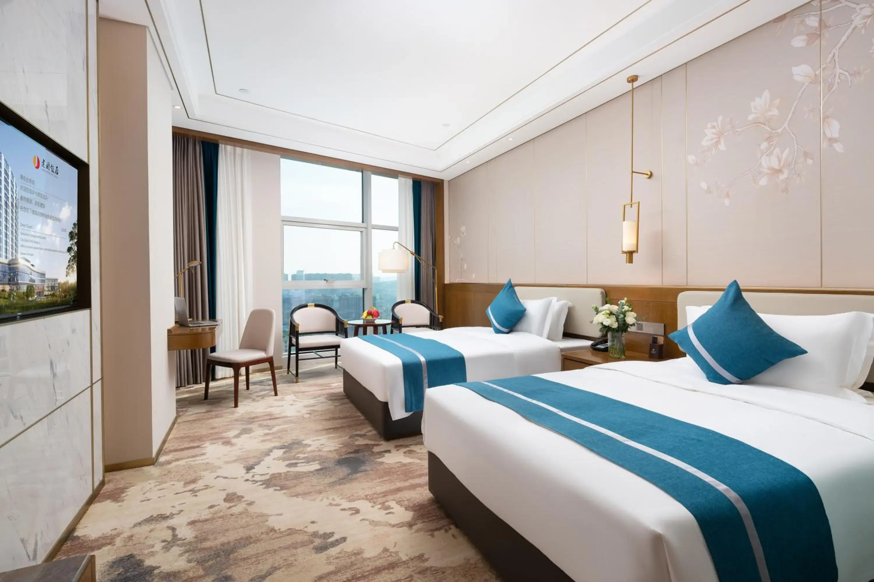 Superior Double or Twin Room in Luzhou Jianguo Hotel Superior Double or Twin Room in Luzhou Jianguo Hotel