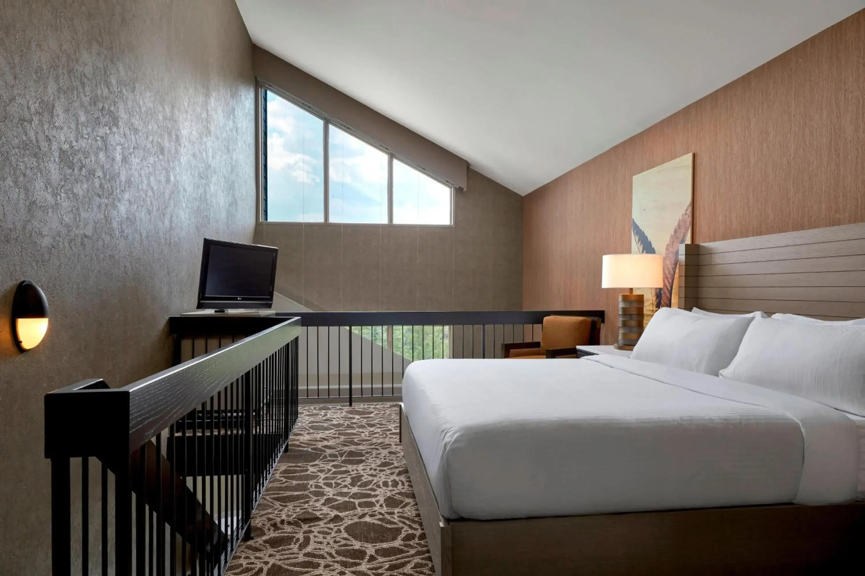 Loft King Room with Sofa Bed and Balcony in Kananaskis Mountain Lodge, Autograph Collection Loft King Room with Sofa Bed and Balcony in Kananaskis Mountain Lodge, Autograph Collection