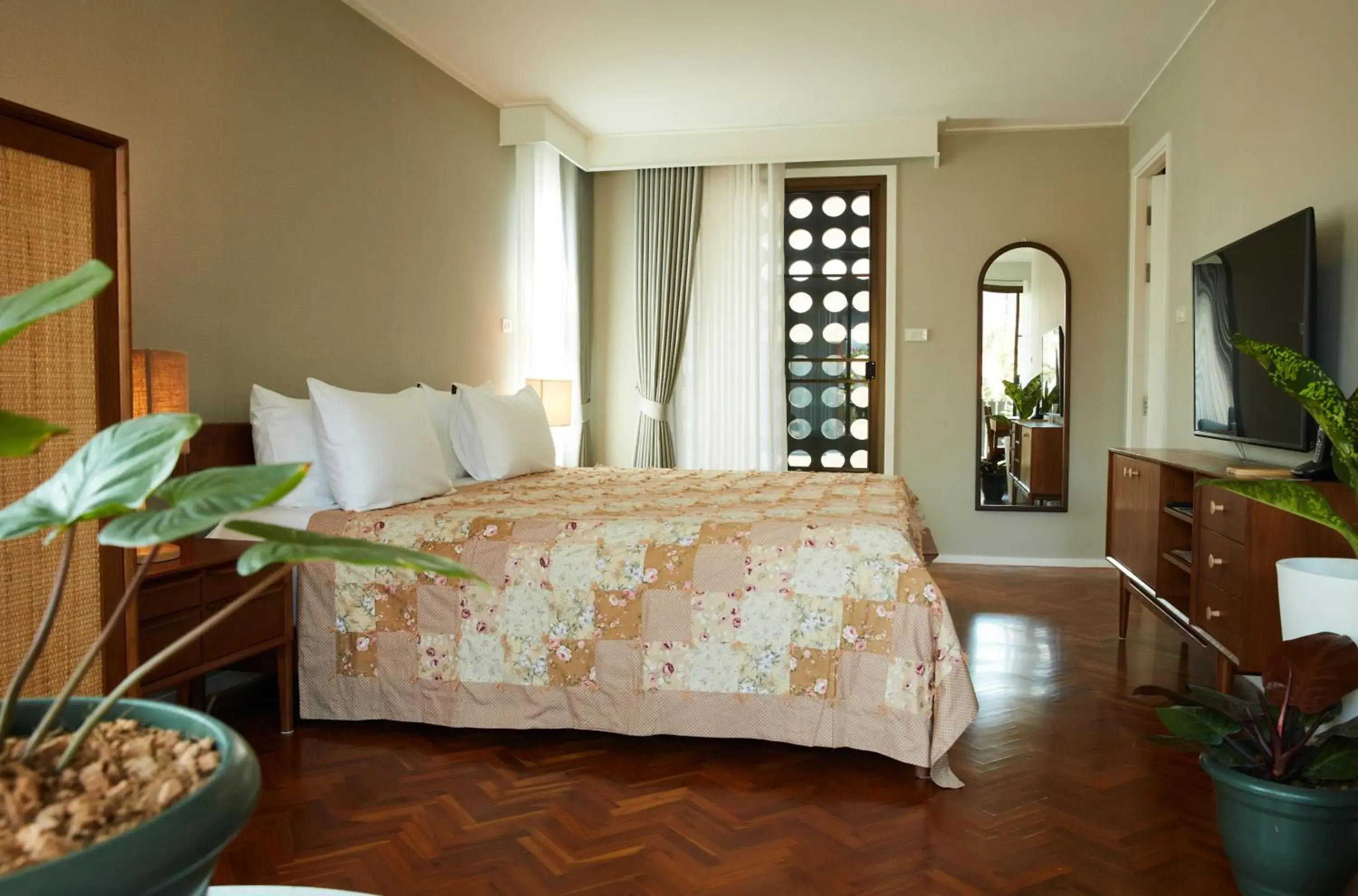 Double or Twin Room with Balcony in Baanrincome Double or Twin Room with Balcony in Baanrincome