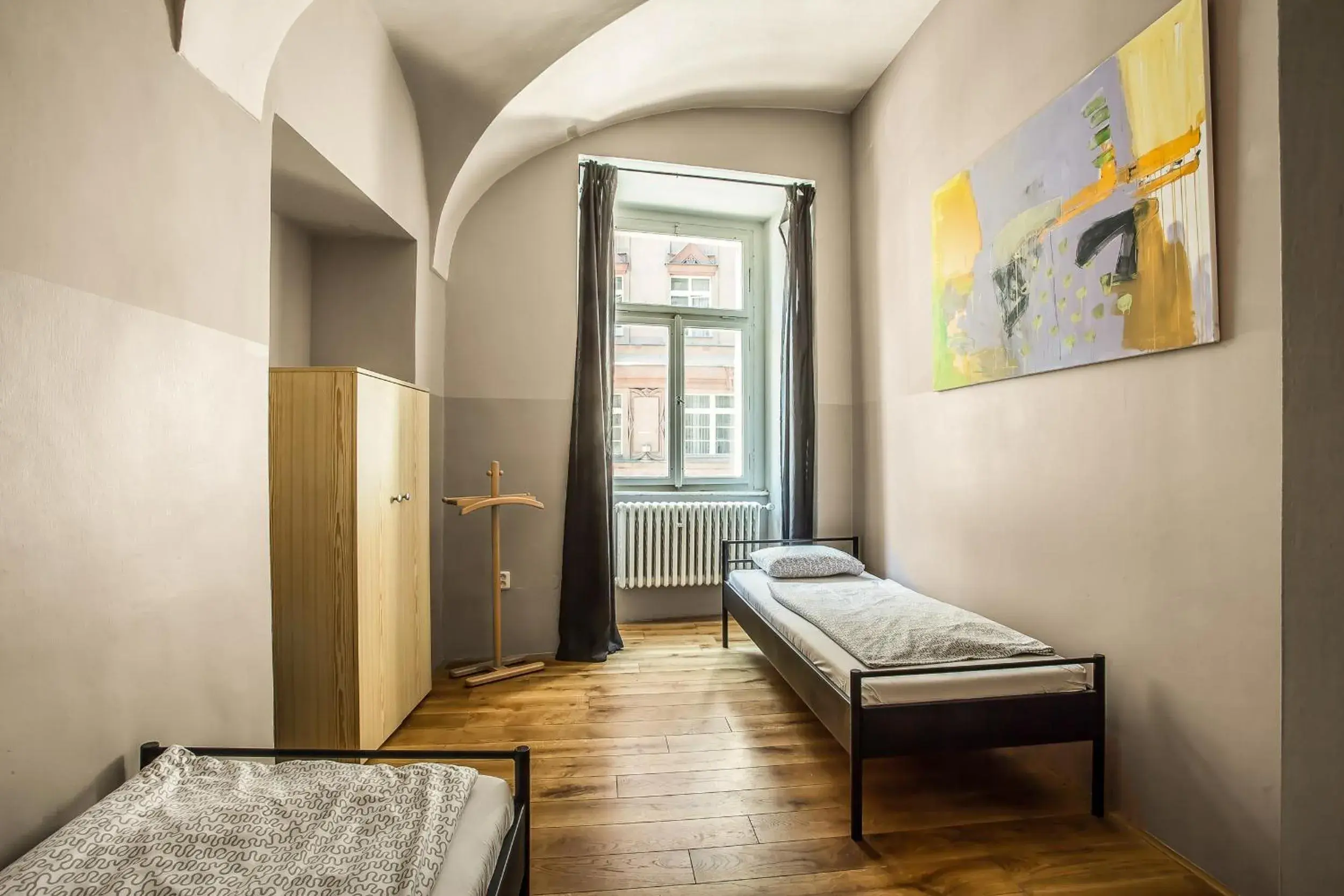 Economy Twin Room with Shared Bathroom in Ahoy! Hostel Economy Twin Room with Shared Bathroom in Ahoy! Hostel