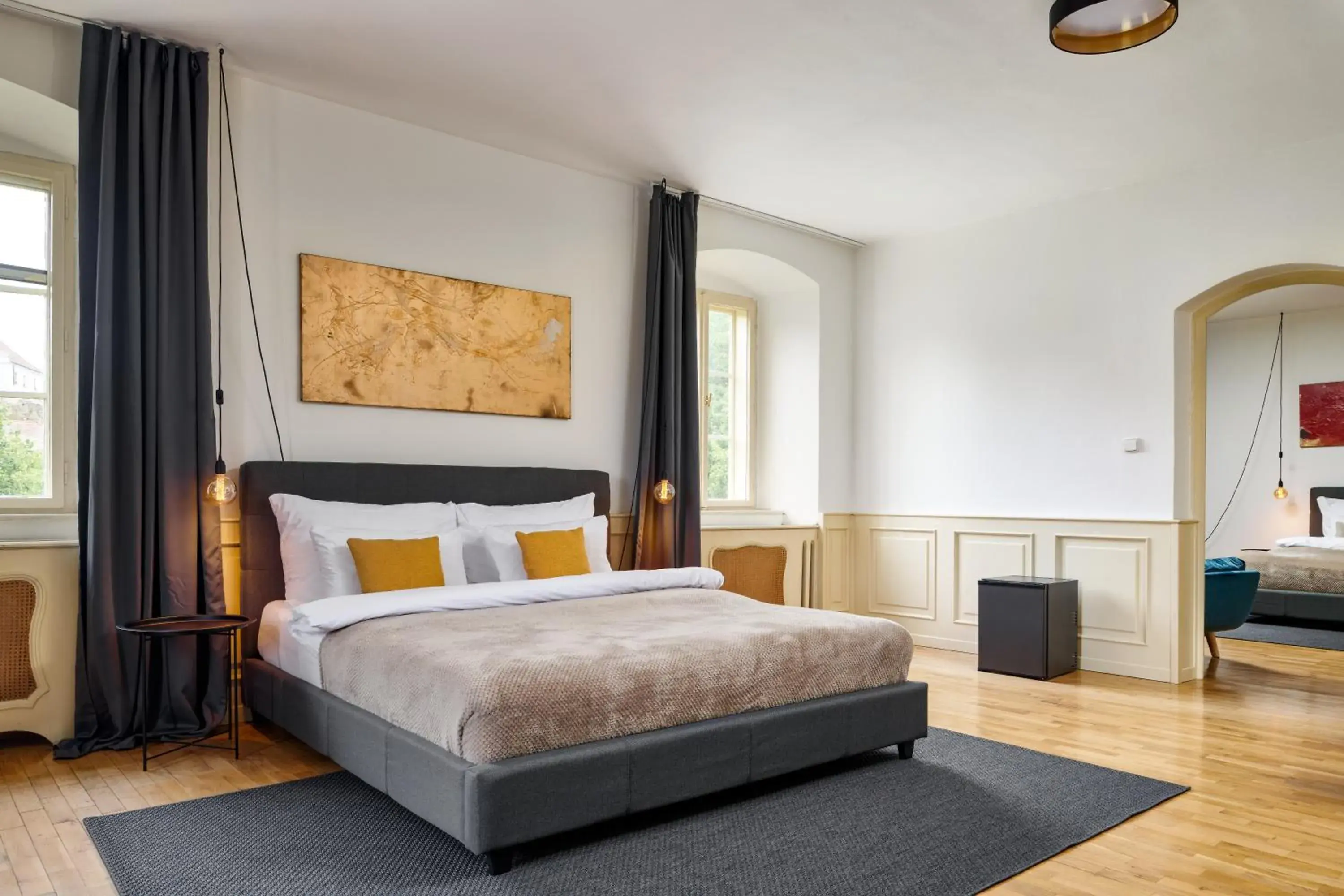 Quadruple Room with Garden View in Orangerie Garden by KH Quadruple Room with Garden View in Orangerie Garden by KH