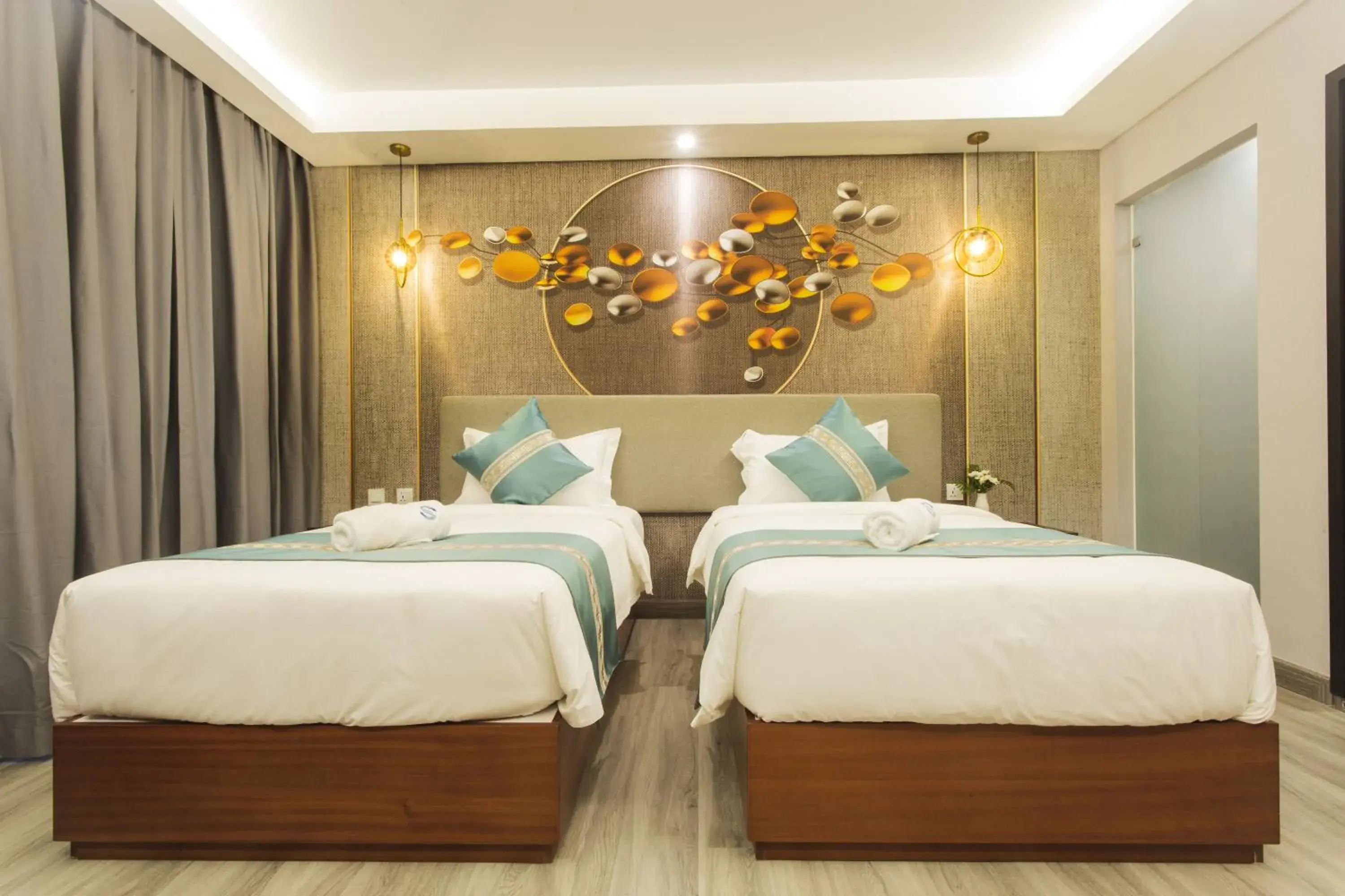 Deluxe Twin Room in Thapae Twins Hotel Deluxe Twin Room in Thapae Twins Hotel