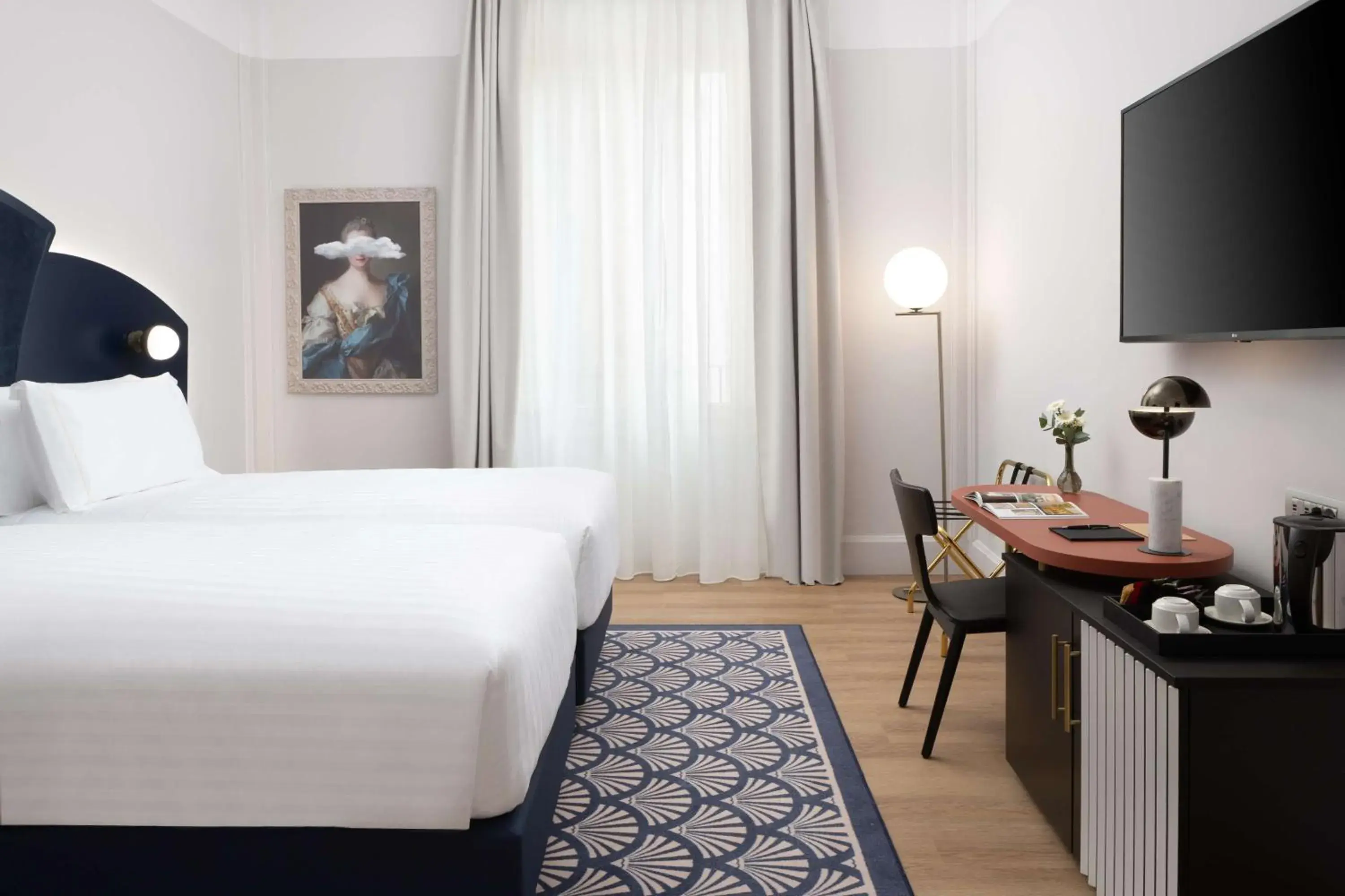 Premium Twin Room in Anglo American Hotel Florence, Curio Collection By Hilton Premium Twin Room in Anglo American Hotel Florence, Curio Collection By Hilton