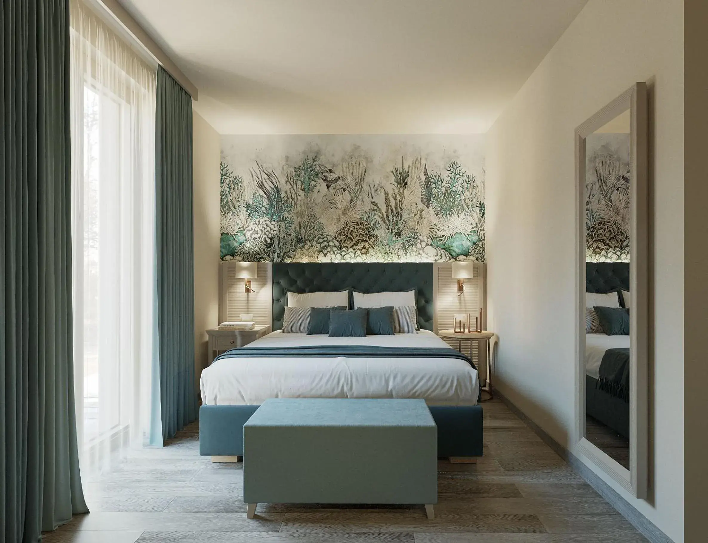 Deluxe Double or Twin Room in PFA Hotel Viareggio Deluxe Double or Twin Room in PFA Hotel Viareggio