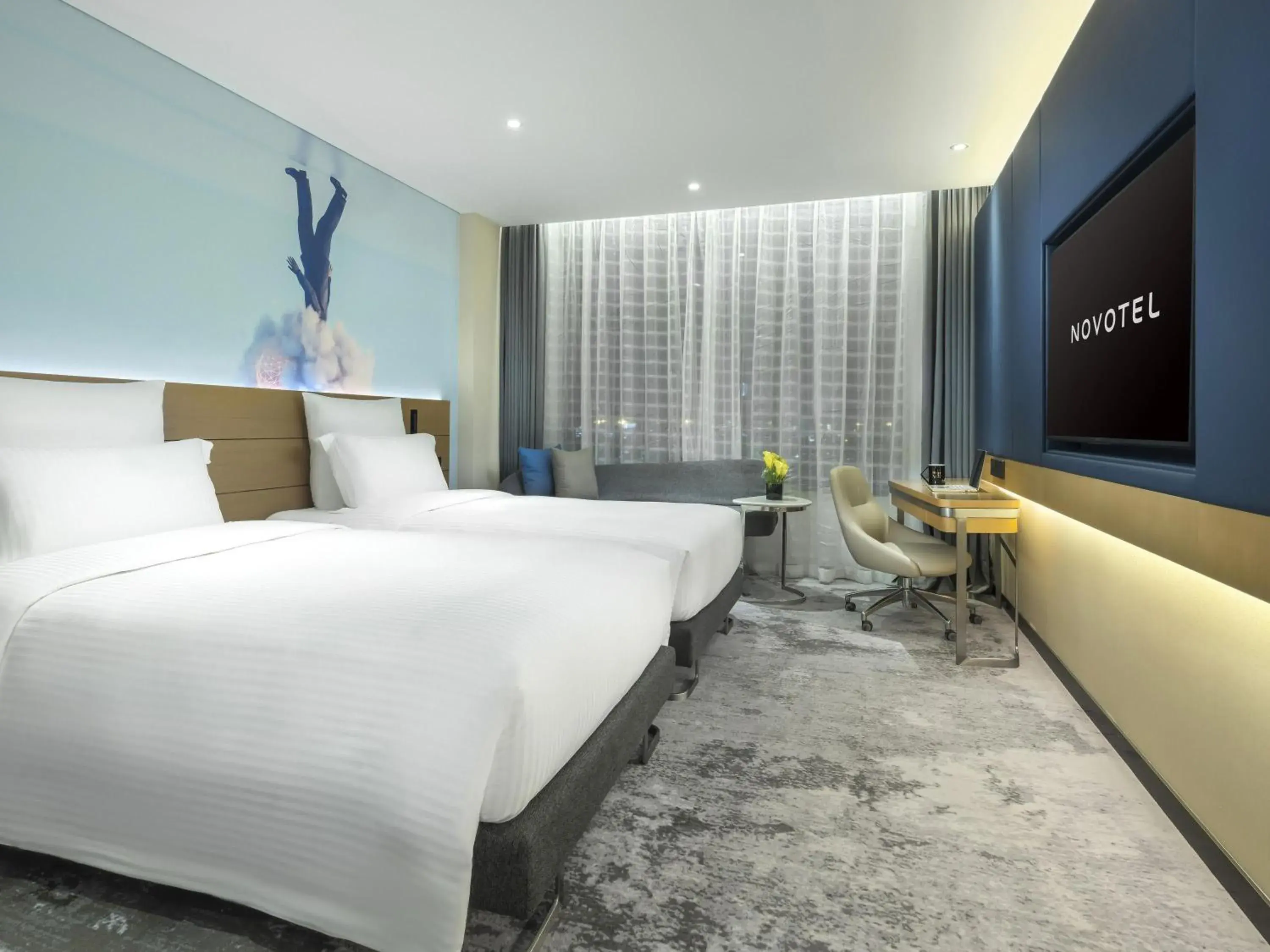 Standard Twin Room in Novotel Guangzhou Baiyun Airport - Canton Fair Free Shuttle Bus & Official Registration Agency Standard Twin Room in Novotel Guangzhou Baiyun Airport - Canton Fair Free Shuttle Bus & Official Registration Agency