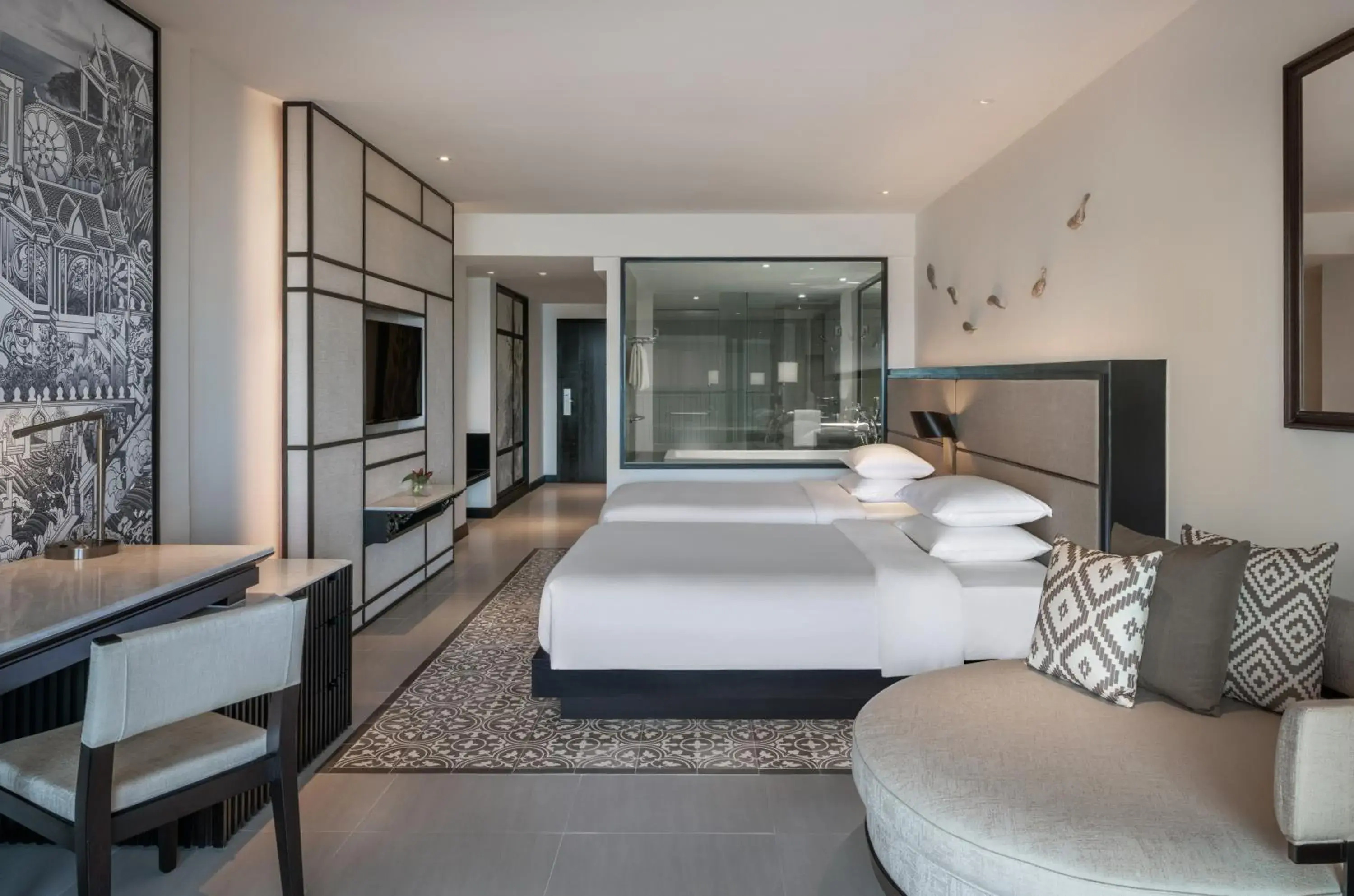 Twin Room with Ocean View in Hyatt Regency Phuket Resort Twin Room with Ocean View in Hyatt Regency Phuket Resort