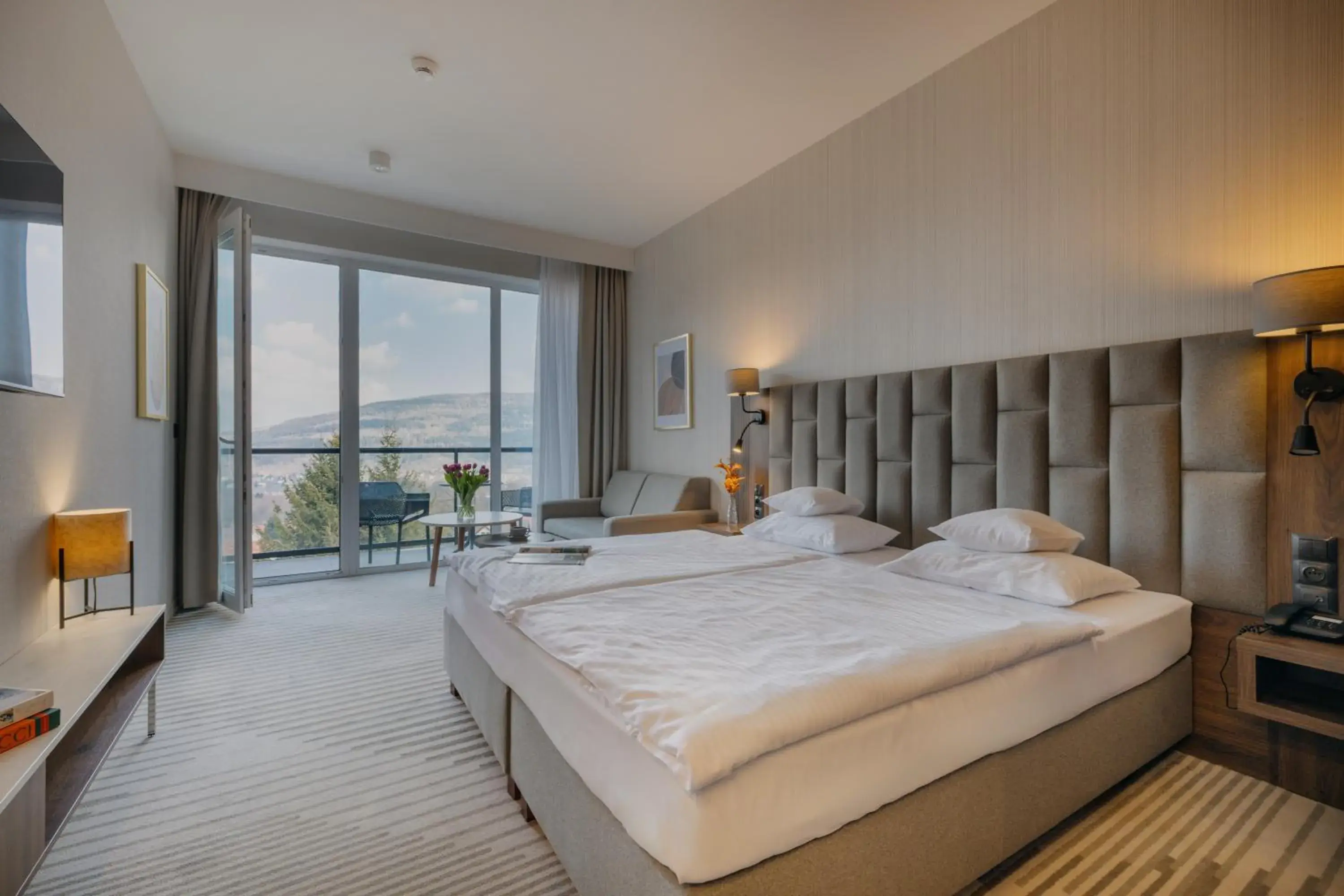 Deluxe Double Room with balcony and air conditioning - single occupancy in Elements Hotel&Spa Deluxe Double Room with balcony and air conditioning - single occupancy in Elements Hotel&Spa