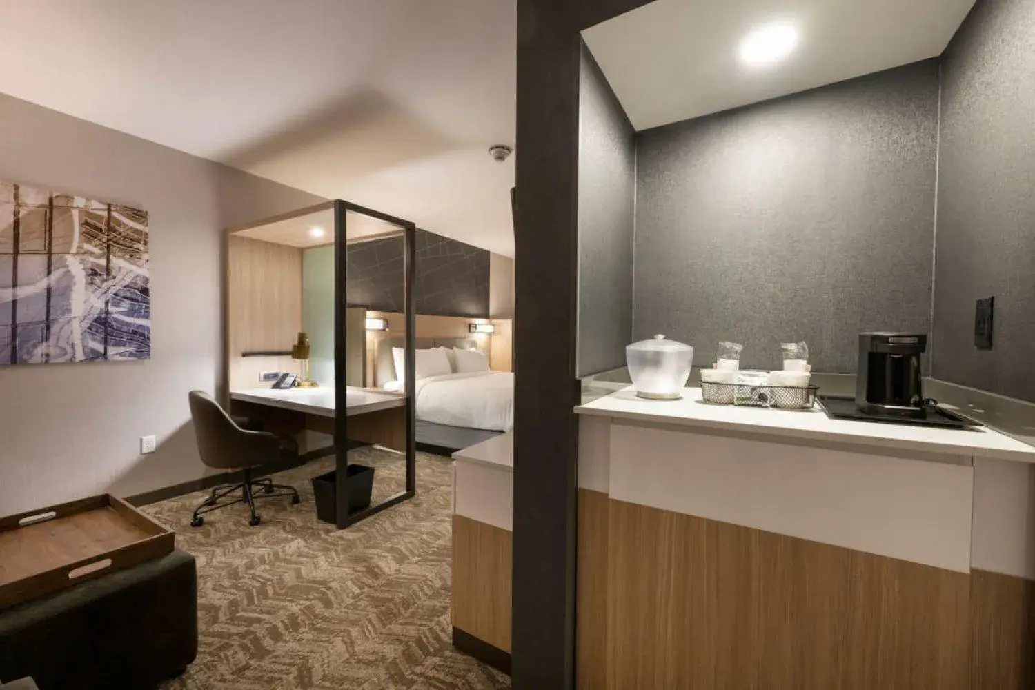 King Suite with Trundle Bed in SpringHill Suites by Marriott Colorado Springs Downtown King Suite with Trundle Bed in SpringHill Suites by Marriott Colorado Springs Downtown