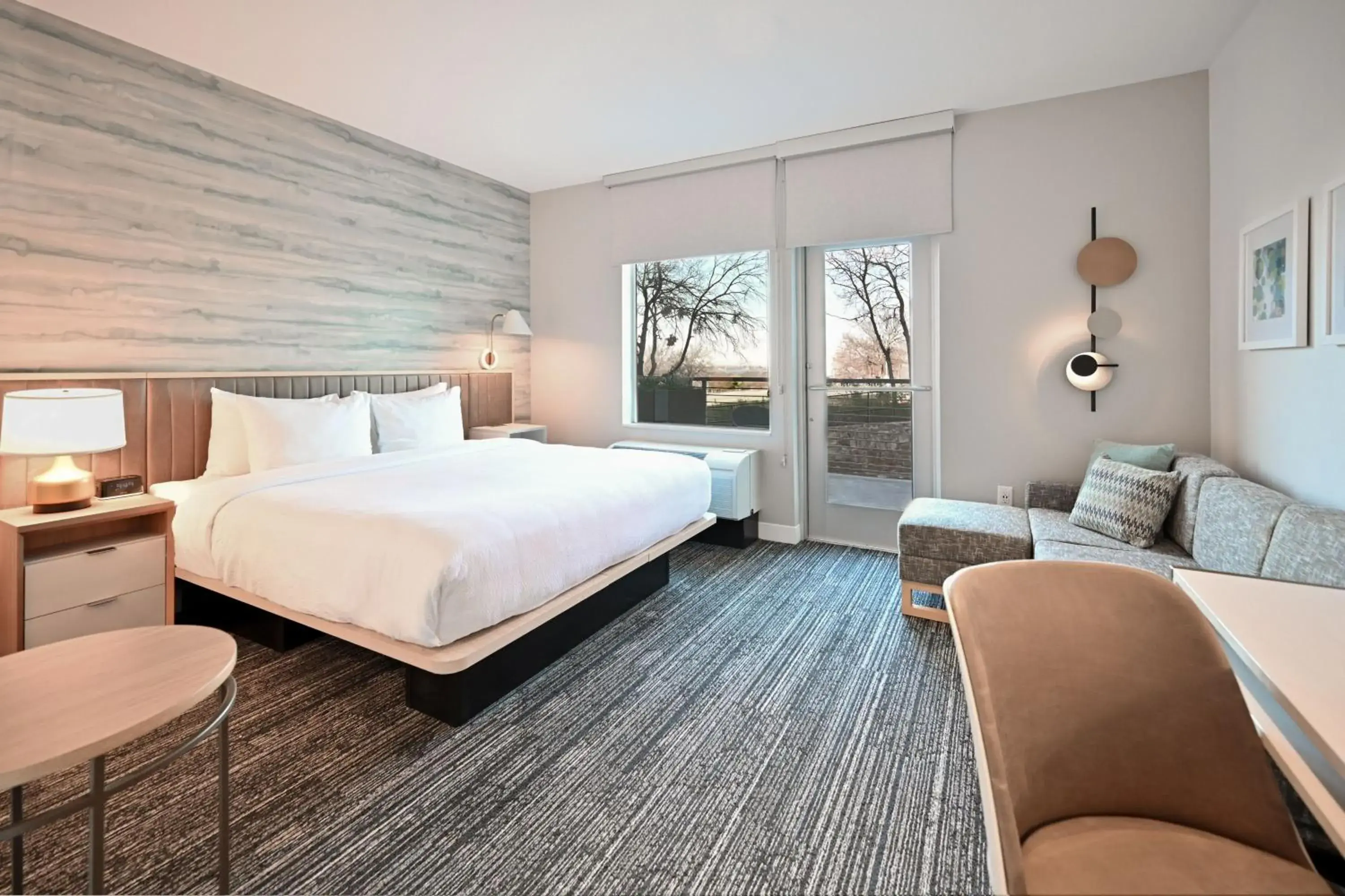 King Room with Sofa Bed and Balcony in TownePlace Suites by Marriott Dallas Rockwall King Room with Sofa Bed and Balcony in TownePlace Suites by Marriott Dallas Rockwall