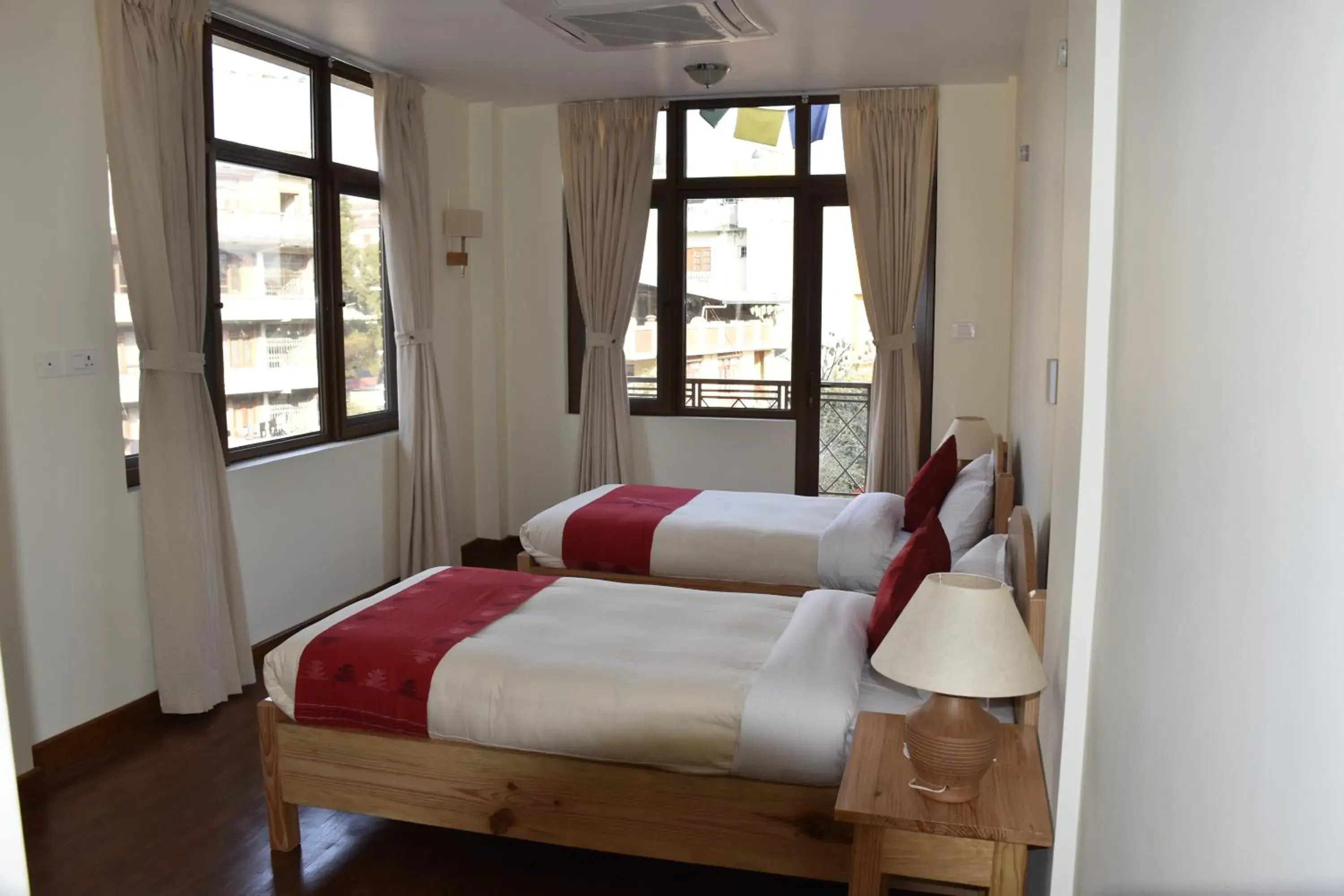 Deluxe Double or Twin Room with Balcony - single occupancy in ROKPA Guest House Deluxe Double or Twin Room with Balcony - single occupancy in ROKPA Guest House
