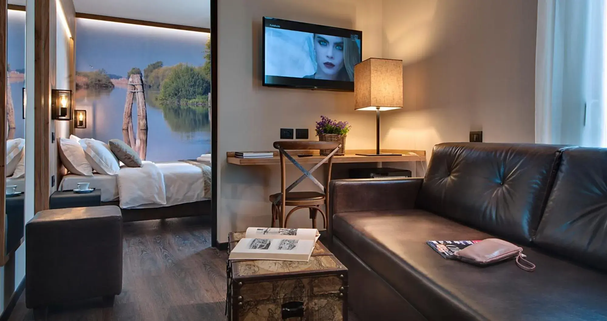 Superior Triple Room in Hotel Locanda Al Piave ***S Superior Triple Room in Hotel Locanda Al Piave ***S