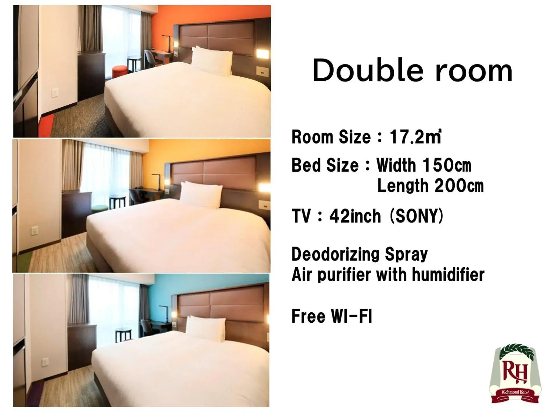 Double Room for 2 adults - Smoking in Richmond Hotel Namba Daikokucho Double Room for 2 adults - Smoking in Richmond Hotel Namba Daikokucho