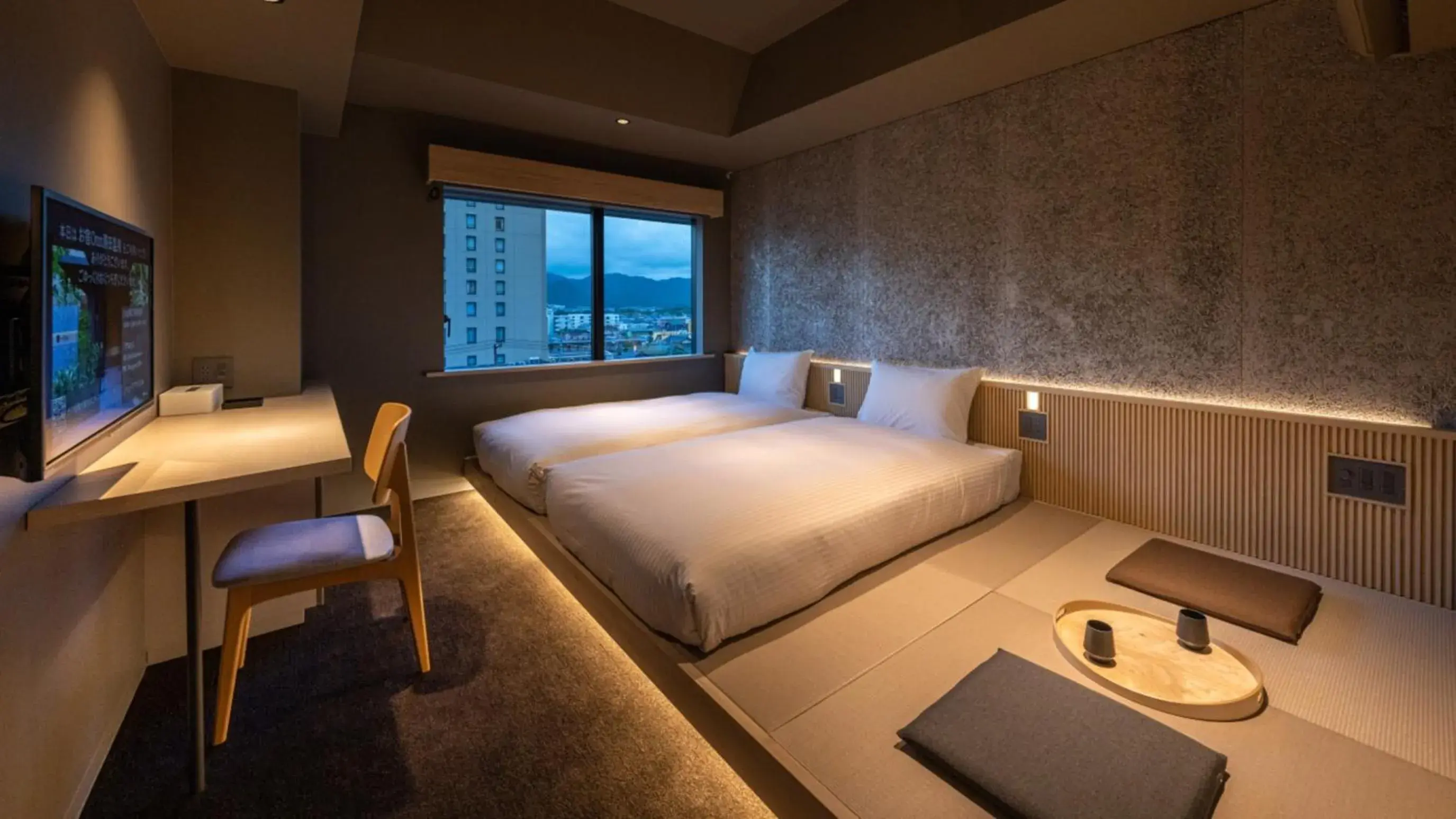 Twin Room with Tatami Area - single occupancy - Non-Smoking in Onn Yuda Onsen Twin Room with Tatami Area - single occupancy - Non-Smoking in Onn Yuda Onsen