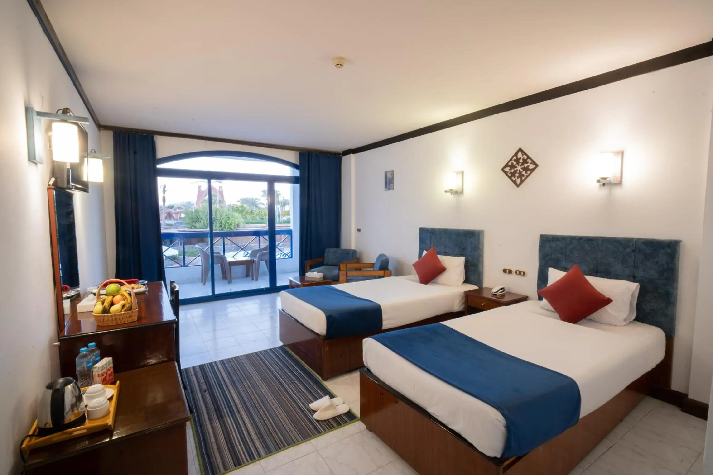 Double or Twin Room with Pool View in El Khan Sharm Hotel Double or Twin Room with Pool View in El Khan Sharm Hotel