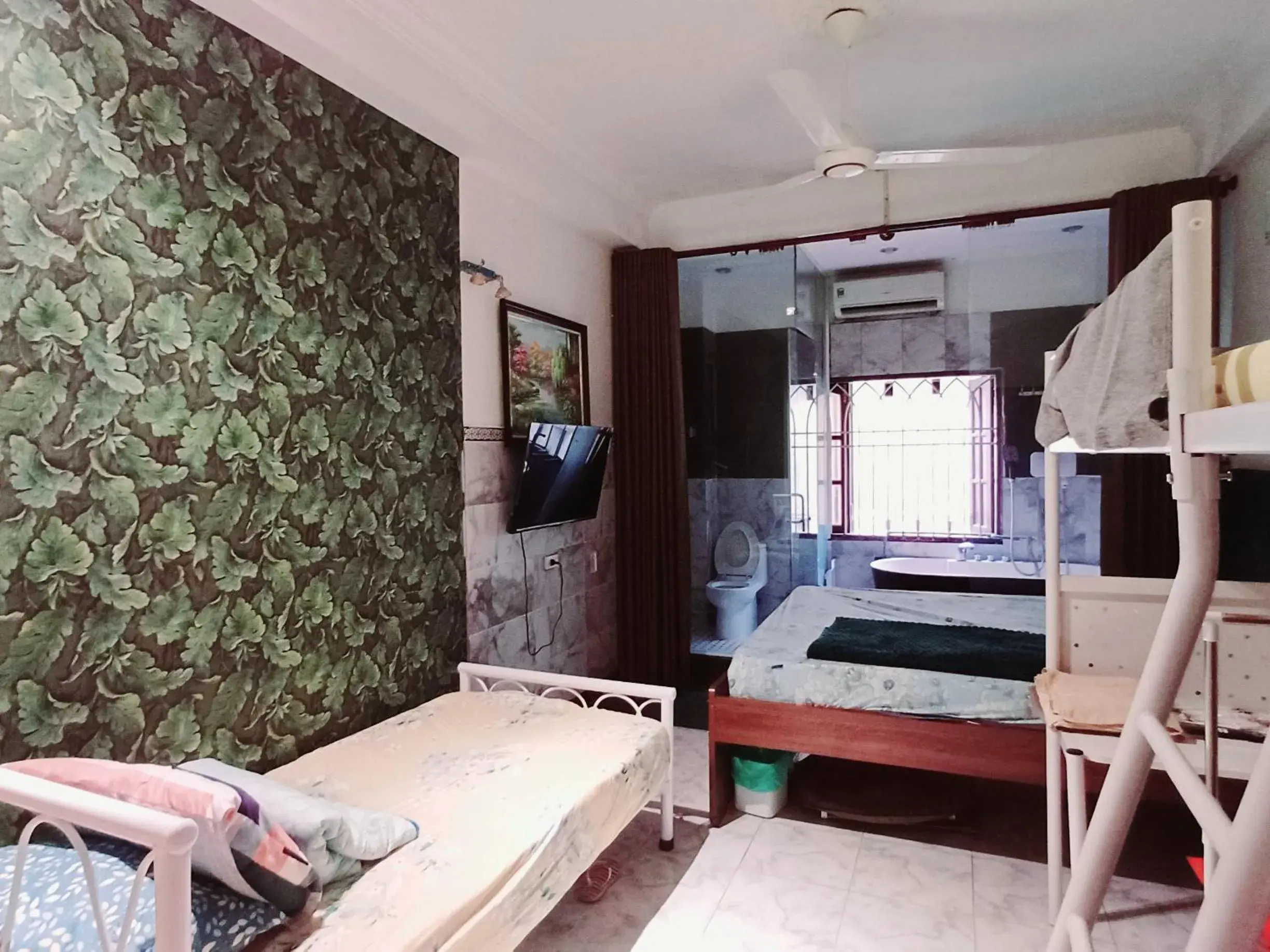 Family Room with Garden View in Homestay Hostel Apartment Minh Lộc Family Room with Garden View in Homestay Hostel Apartment Minh Lộc