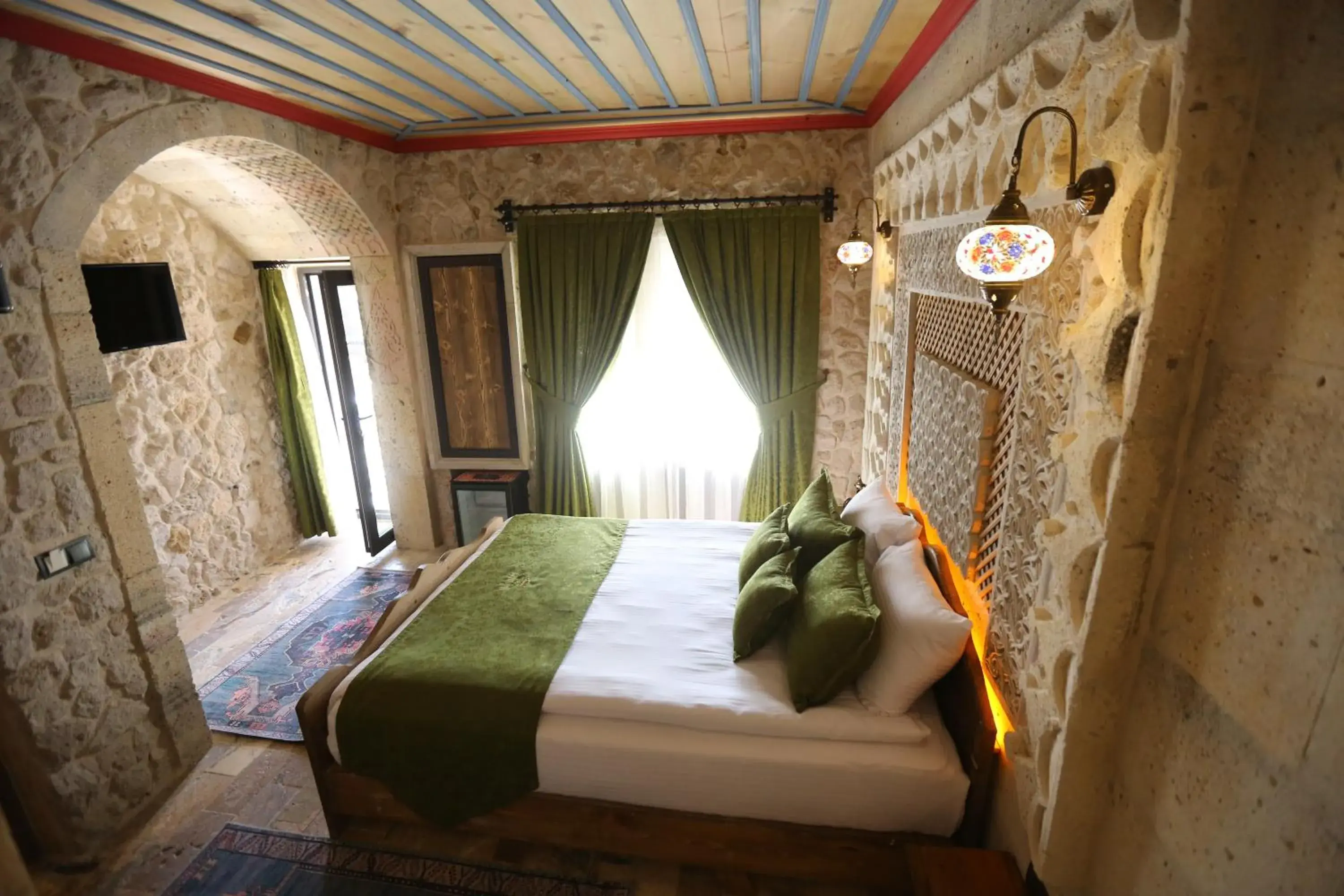 Deluxe Double Room with Balcony in Akritis Cappadocia House Deluxe Double Room with Balcony in Akritis Cappadocia House