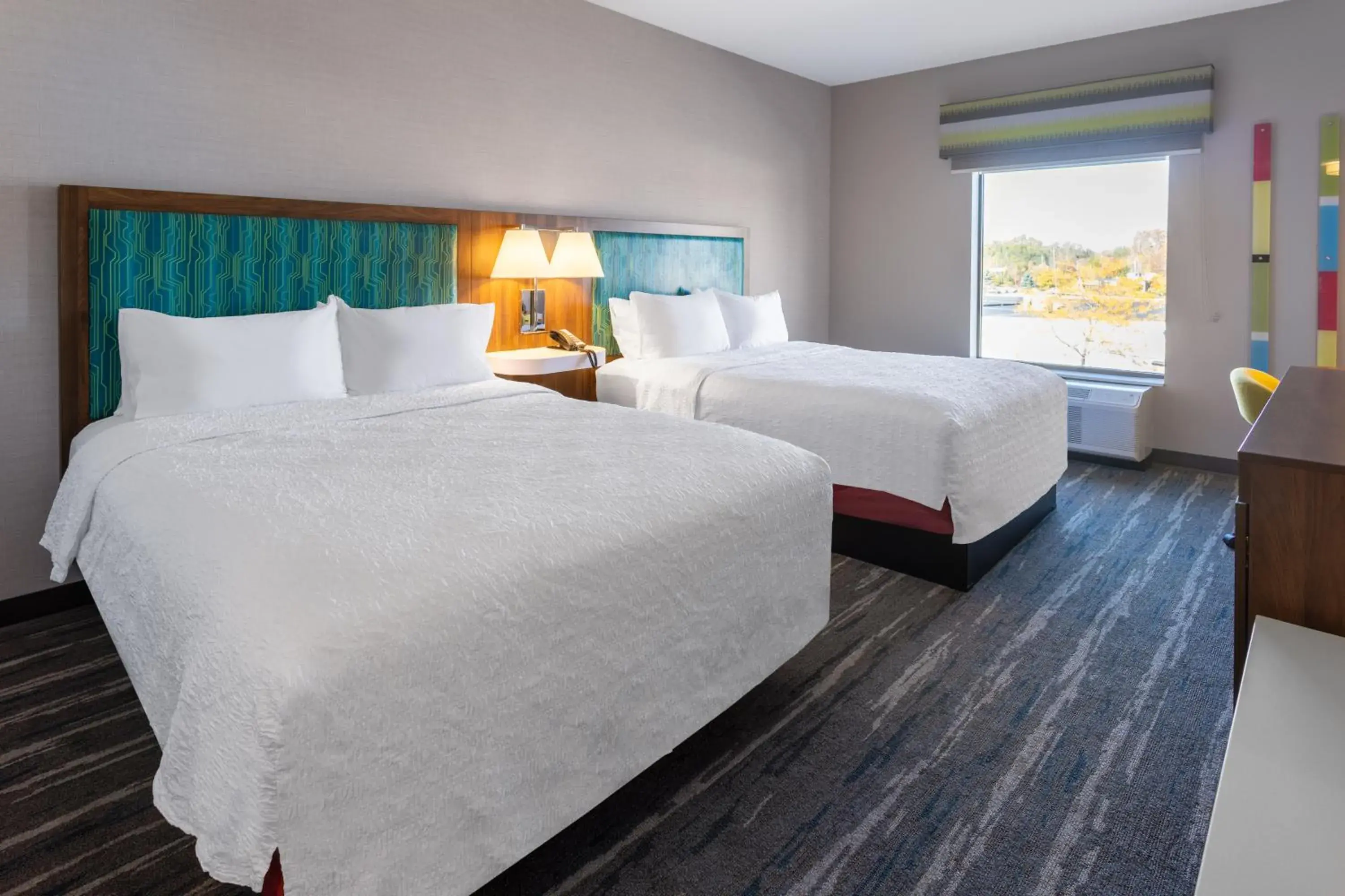 Queen Room with Two Queen Beds - Hearing Access in Hampton Inn Monticello, Ny Queen Room with Two Queen Beds - Hearing Access in Hampton Inn Monticello, Ny