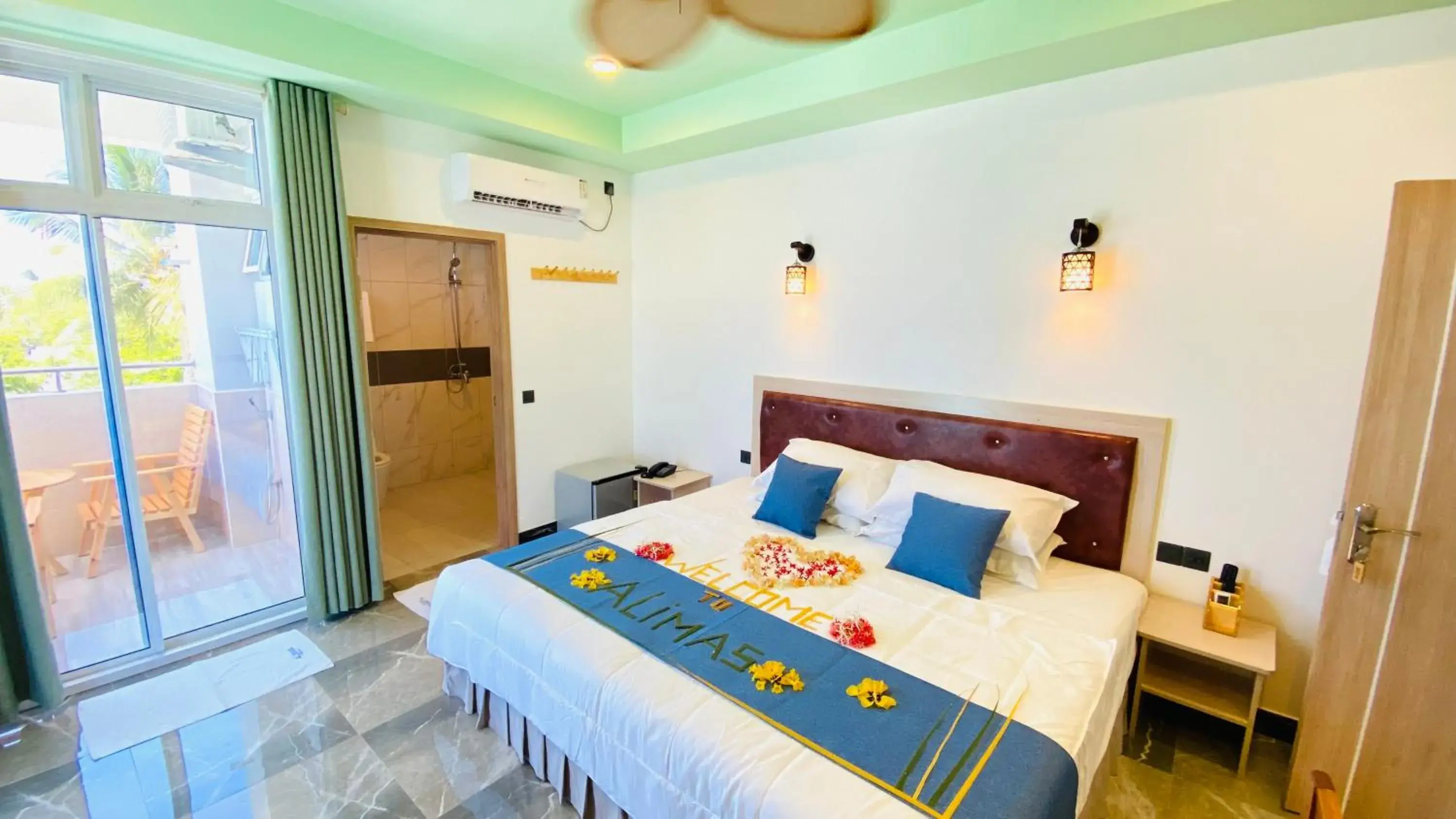 Double Room with Balcony and Sea View - single occupancy in Alimas Holiday Retreat Maldives Double Room with Balcony and Sea View - single occupancy in Alimas Holiday Retreat Maldives