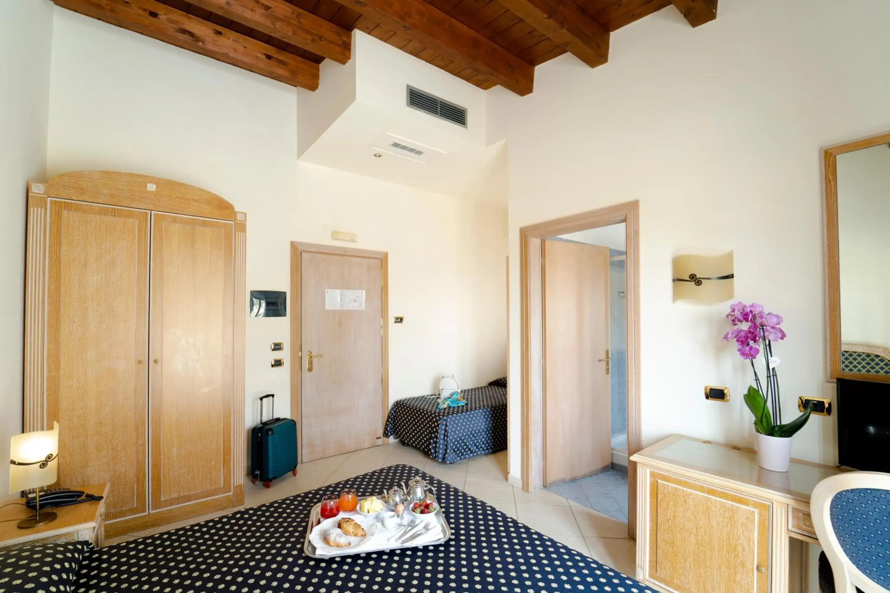 Triple Room with Terrace in Hotel Villa Romana Triple Room with Terrace in Hotel Villa Romana