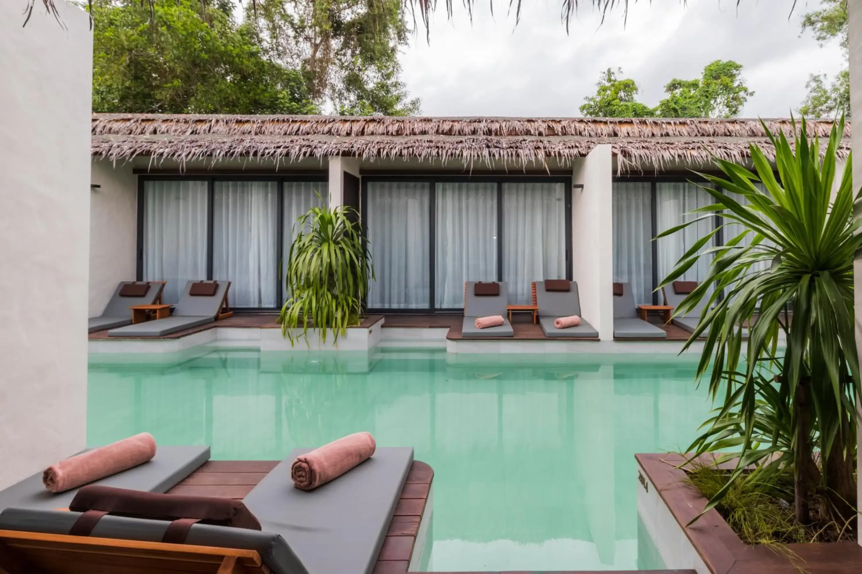 Double Room with Pool View in The Flow Samui Beach Resort Double Room with Pool View in The Flow Samui Beach Resort