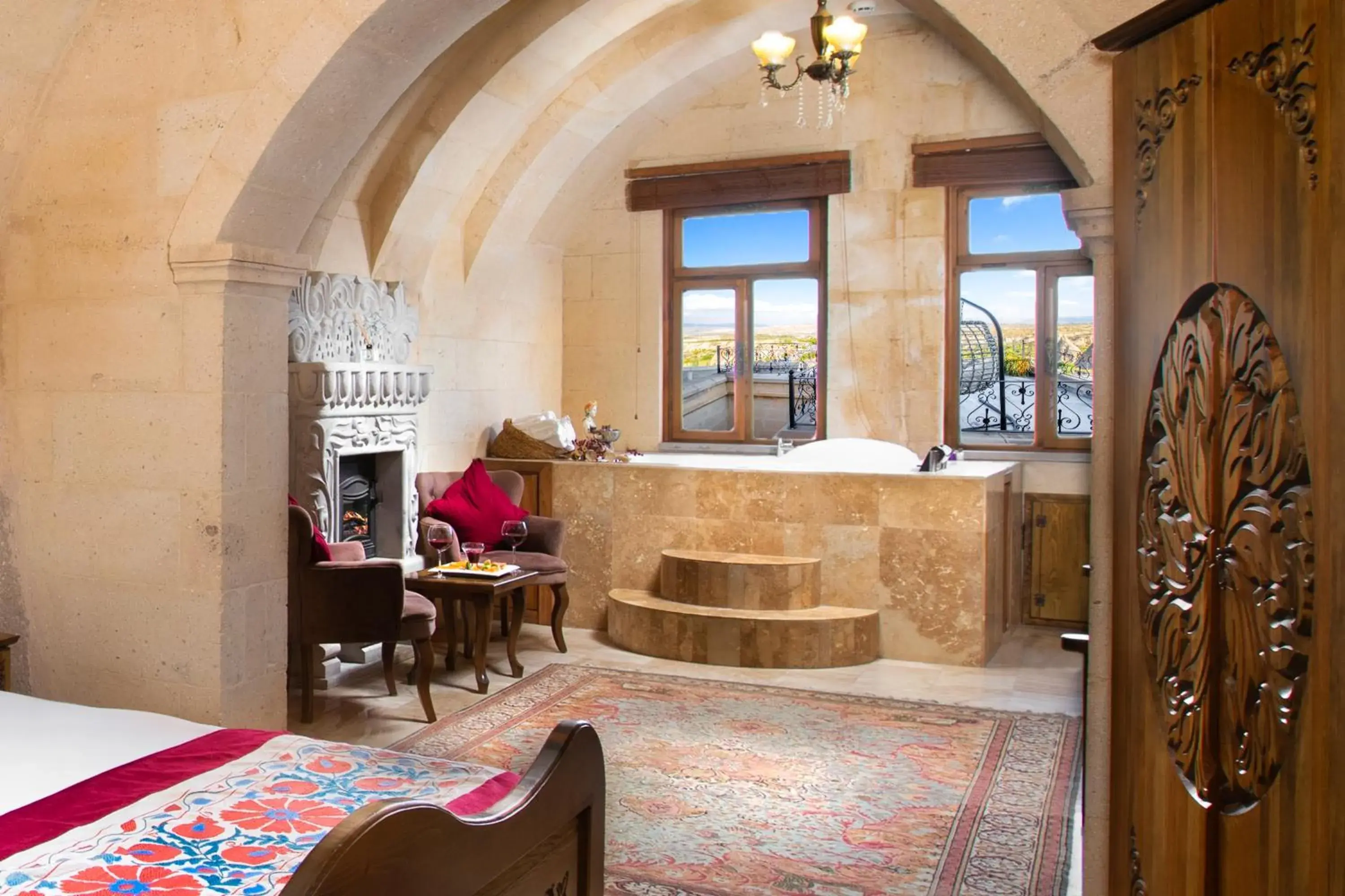 Signature Suite, with Jakuzzi & Valley View in Simera in Cappadocia - Special Class - Best View Rooftop Signature Suite, with Jakuzzi & Valley View in Simera in Cappadocia - Special Class - Best View Rooftop