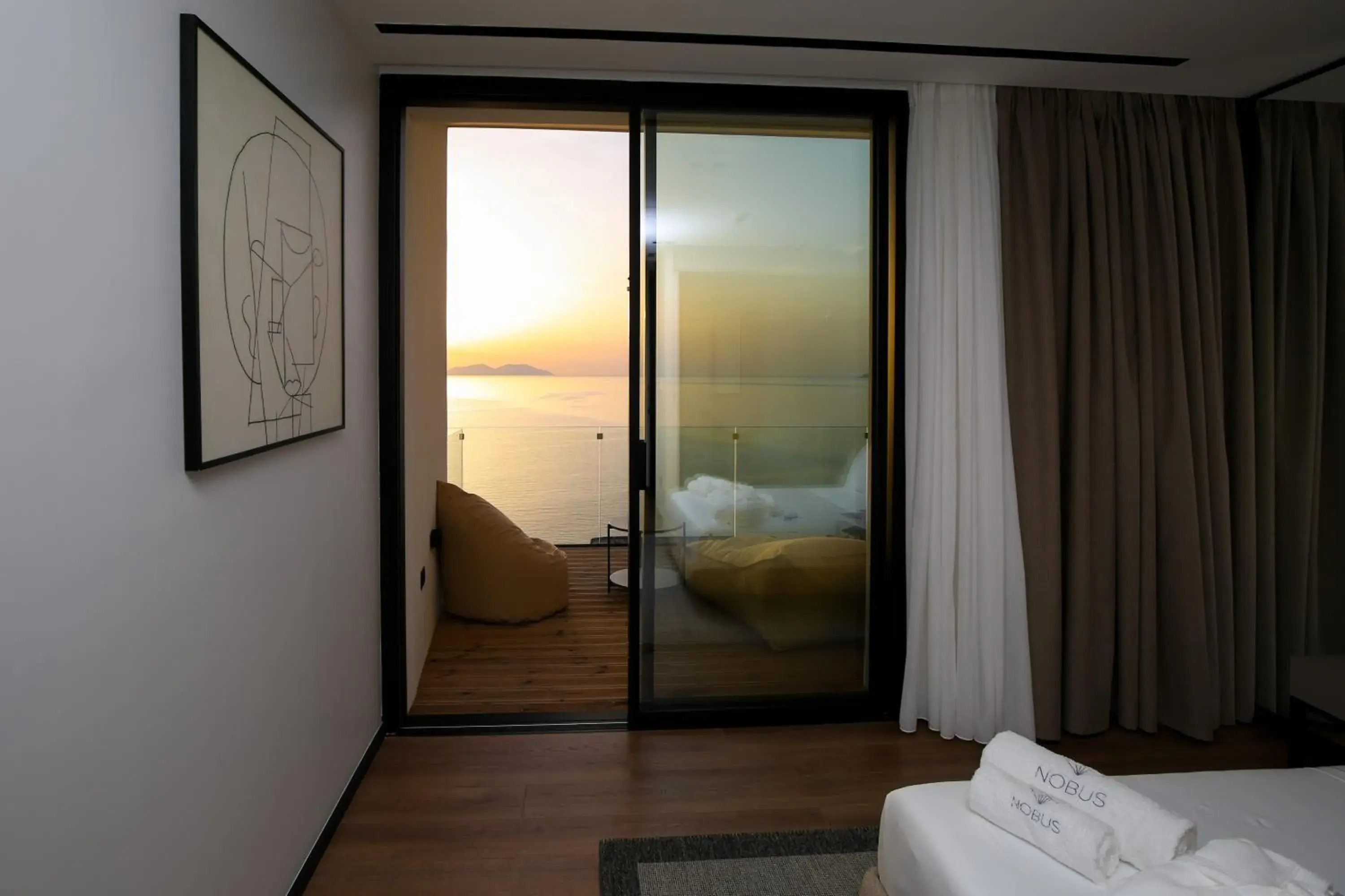 Double Room with Sea View with balcony in Nobus Hotel & Spa Double Room with Sea View with balcony in Nobus Hotel & Spa