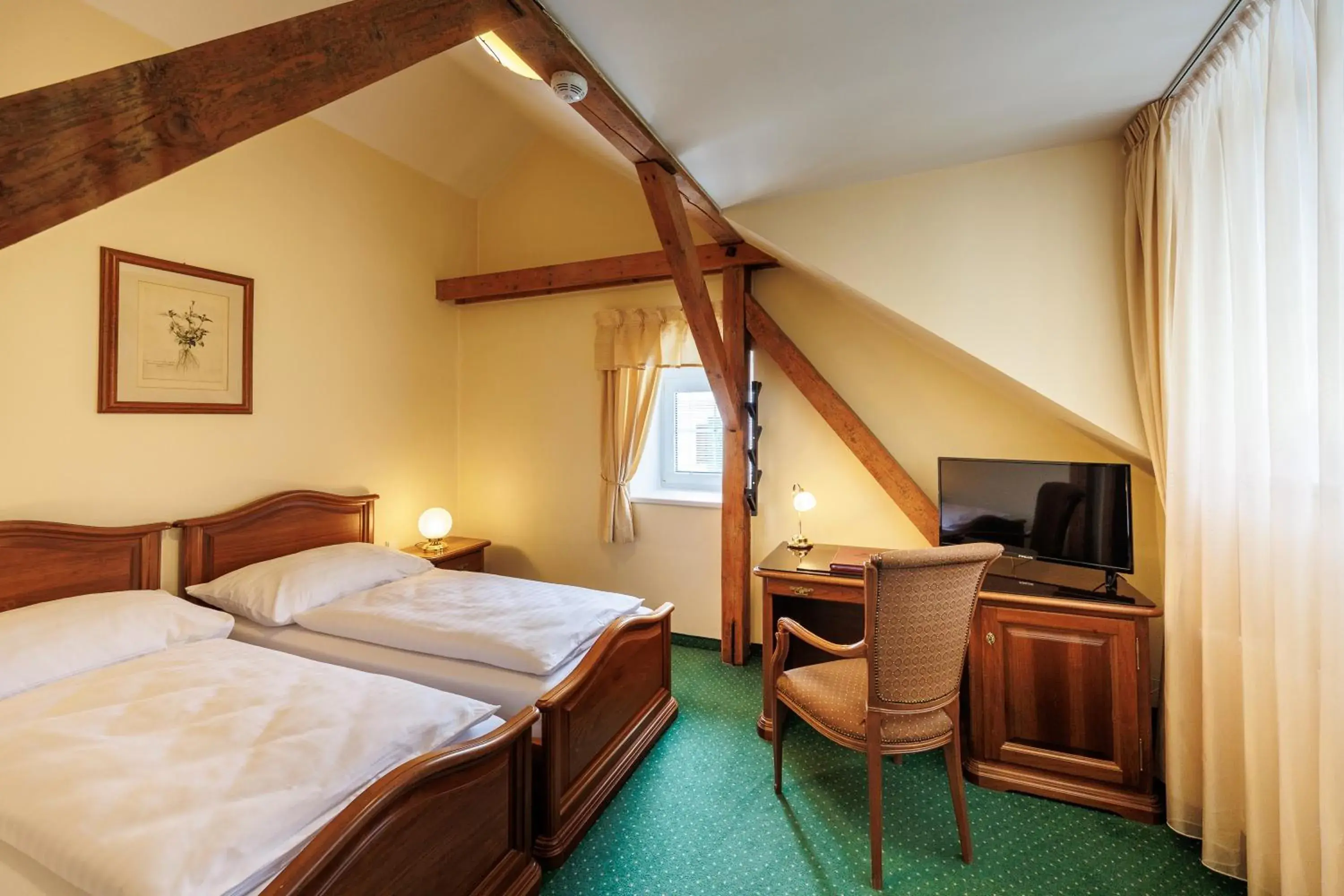 Economy Twin Room in Hotel U Zámečku Cihelny Economy Twin Room in Hotel U Zámečku Cihelny