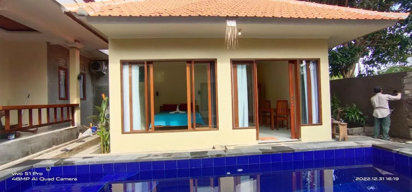 Family Double Room with Pool View in Pandawa Beach Homestay Family Double Room with Pool View in Pandawa Beach Homestay