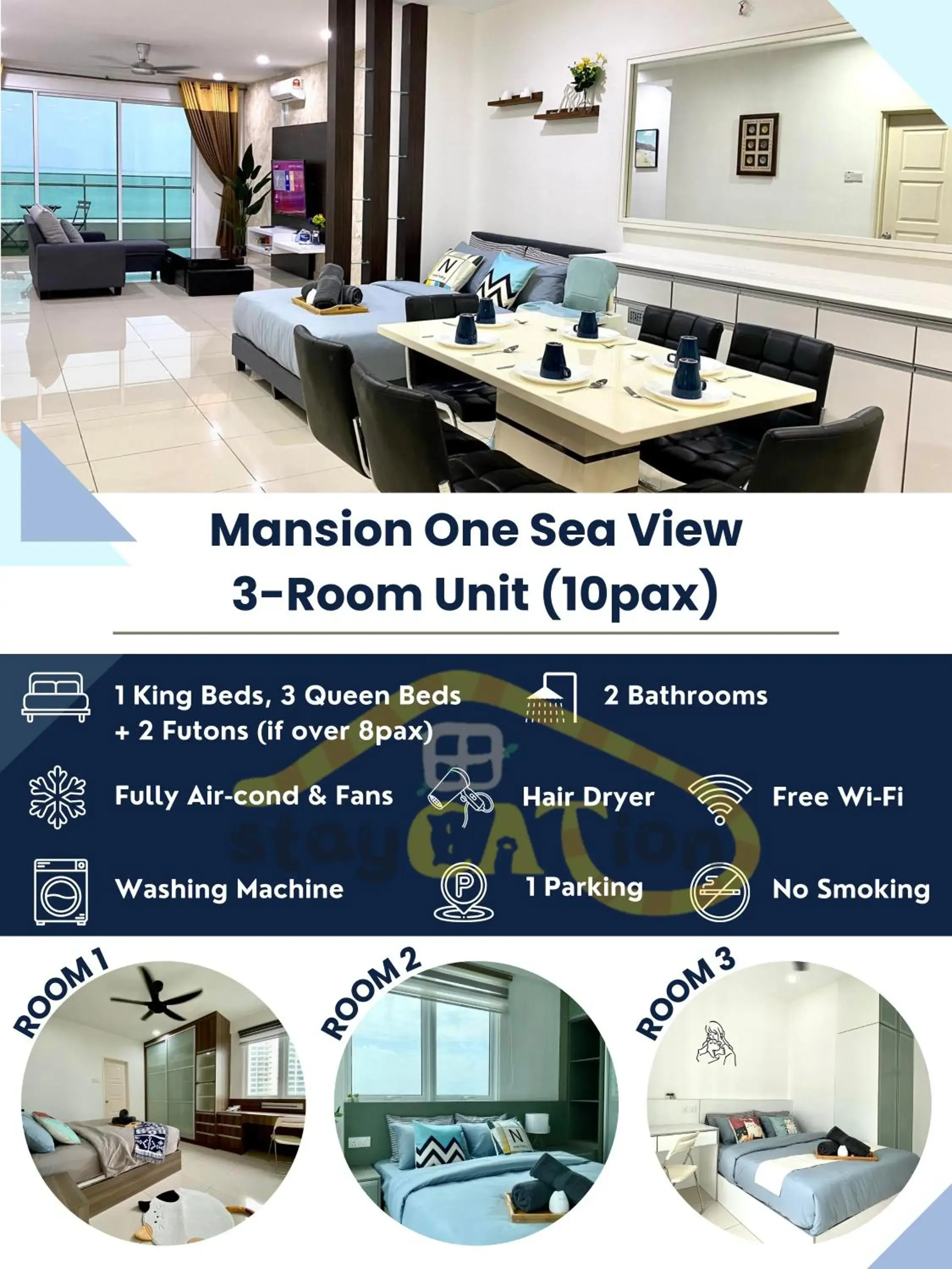 Apartment with Sea View in Mansion One Suite by stayCATion Homestay Apartment with Sea View in Mansion One Suite by stayCATion Homestay