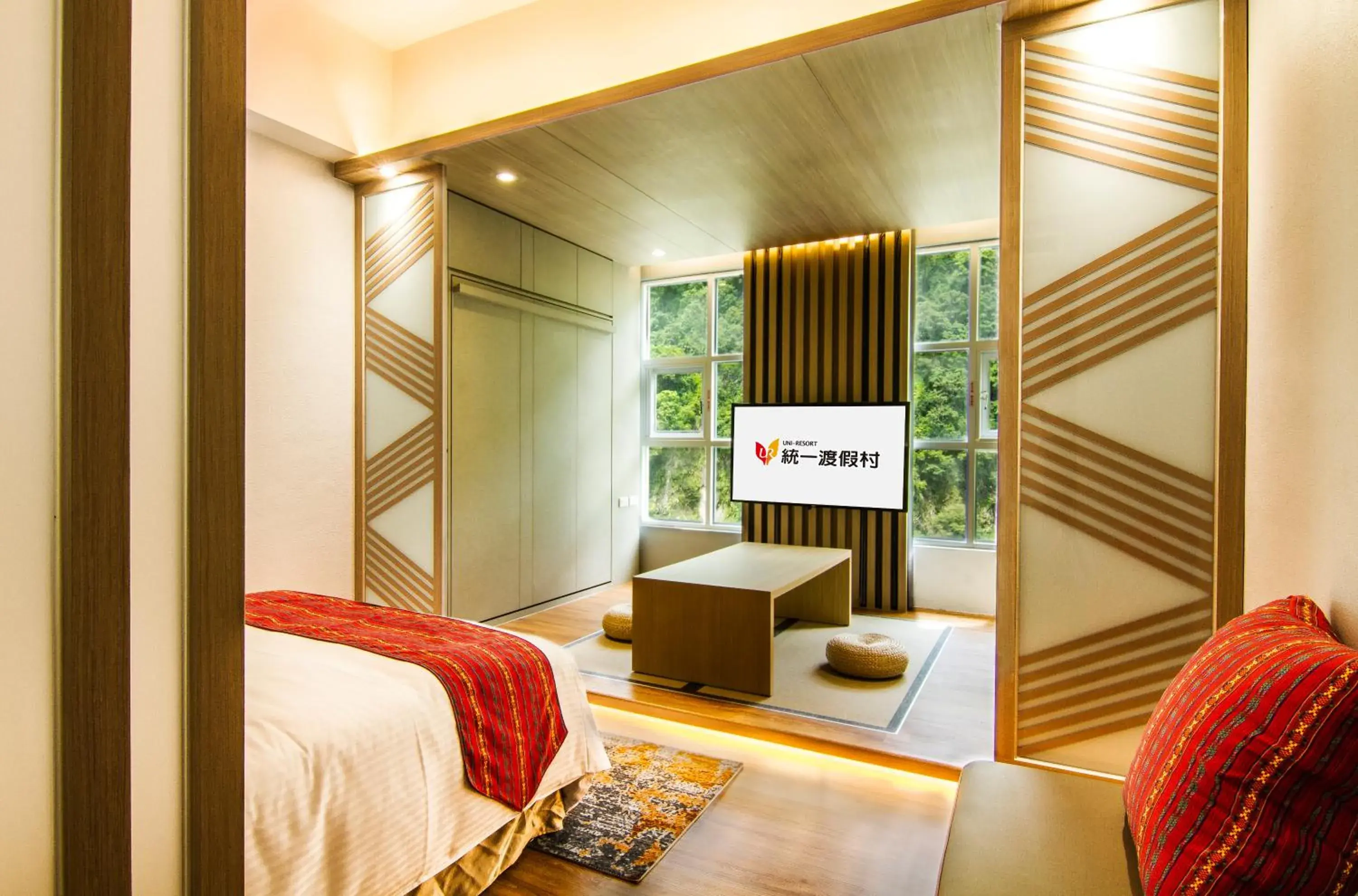 Japanese-Western Style Room with Creek View in Uni-Resort Ku-Kuan Japanese-Western Style Room with Creek View in Uni-Resort Ku-Kuan