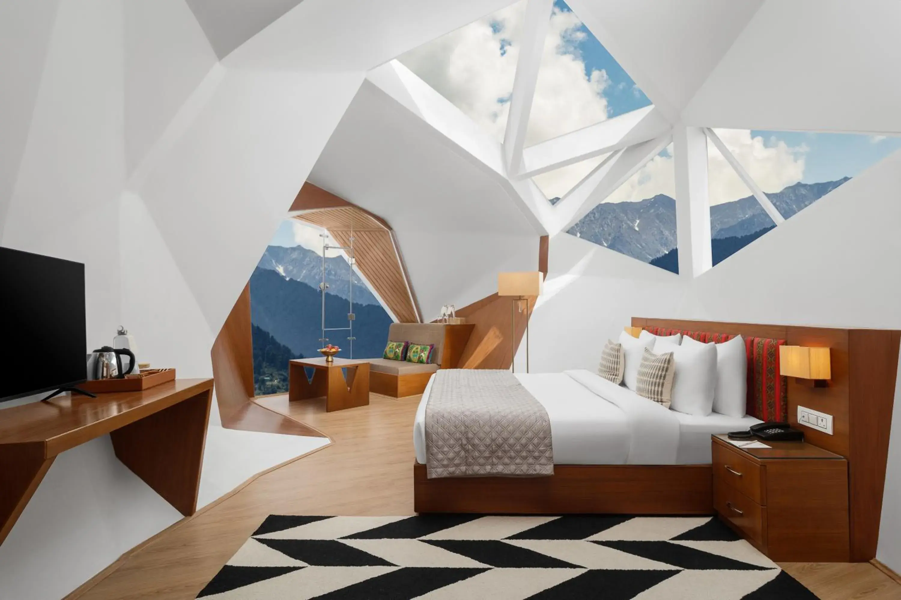 Skyscape Art Deco Room in Tree of Life Eila Art Hotel, Manali Skyscape Art Deco Room in Tree of Life Eila Art Hotel, Manali