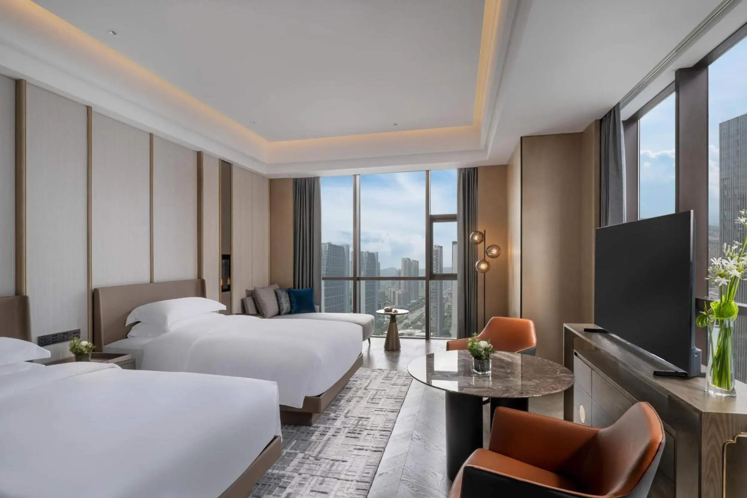Premium Double Room with Two Double Beds in InterContinental Hangzhou Liangzhu by IHG Premium Double Room with Two Double Beds in InterContinental Hangzhou Liangzhu by IHG