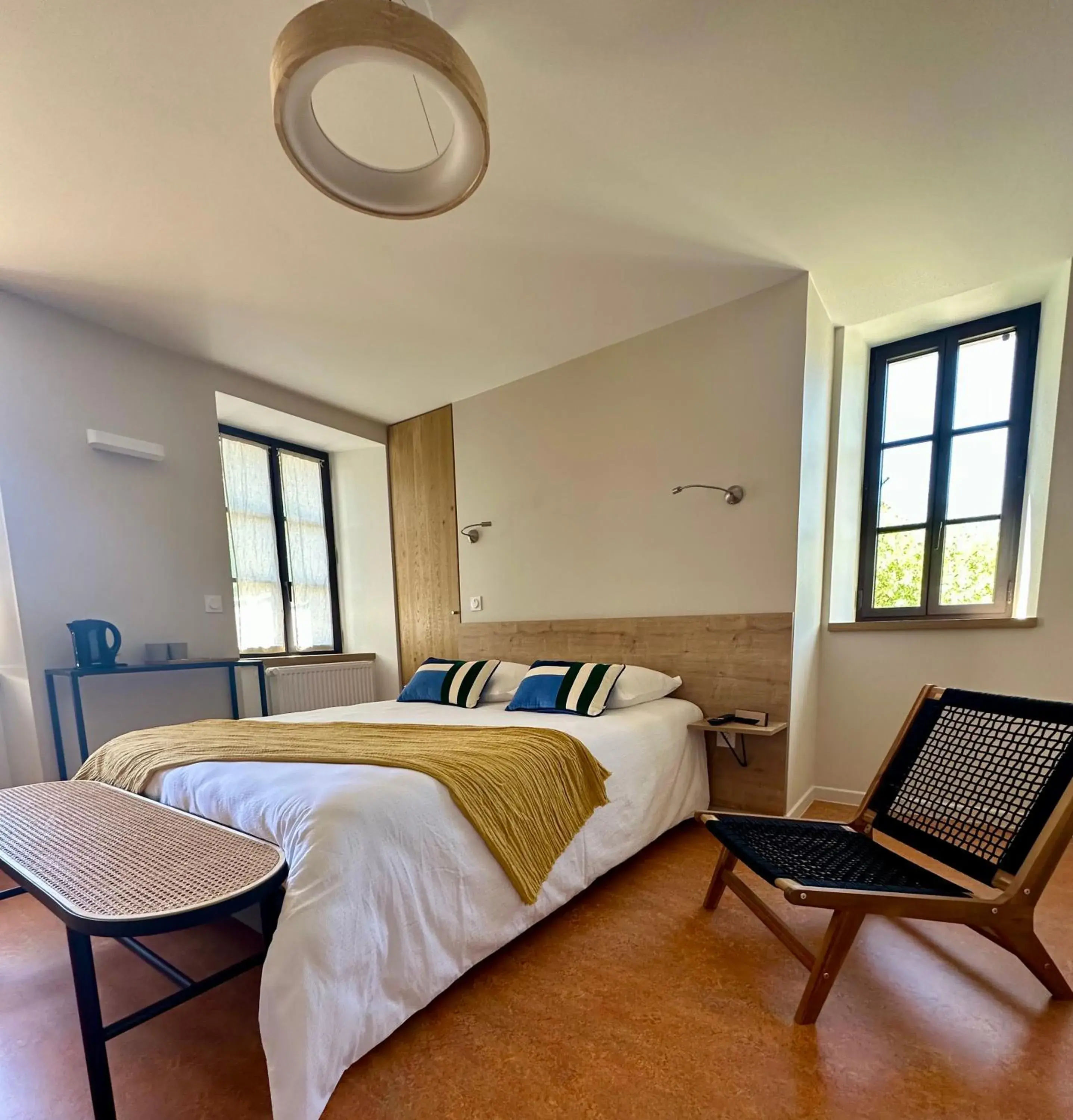 Double Room in Logis hôtel restaurant l'Argence Double Room in Logis hôtel restaurant l'Argence