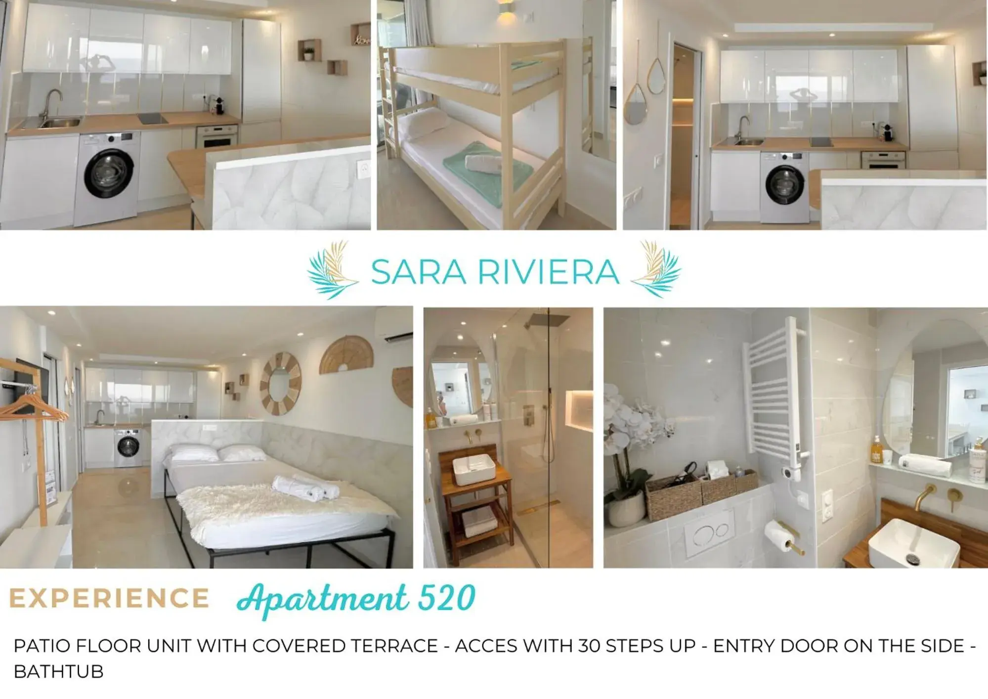 Studio with cabin and sea view in SARA RIVIERA Costa Plana Studio with cabin and sea view in SARA RIVIERA Costa Plana