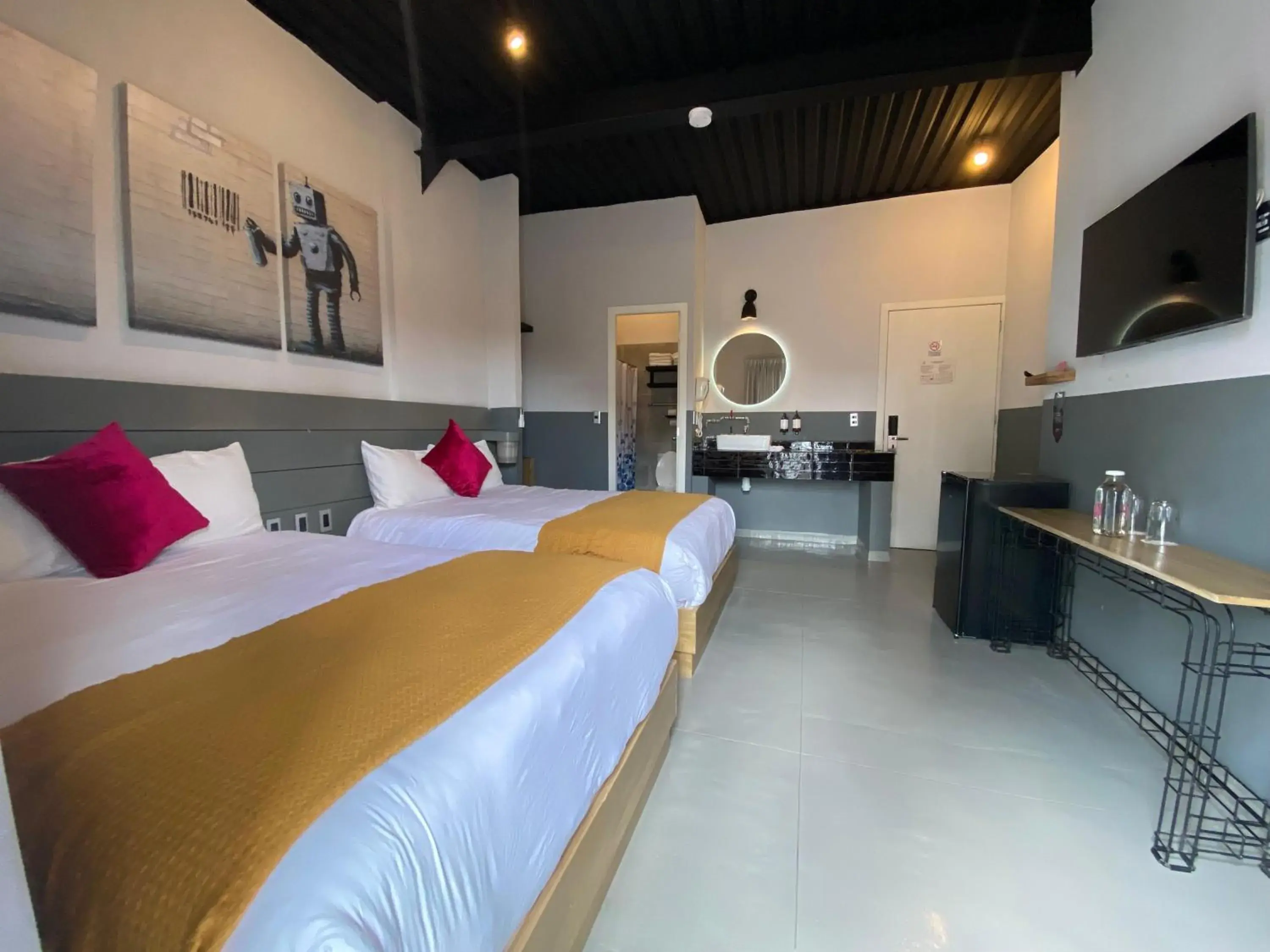 Deluxe Double Room with Two Double Beds in Hotel NEXT Deluxe Double Room with Two Double Beds in Hotel NEXT