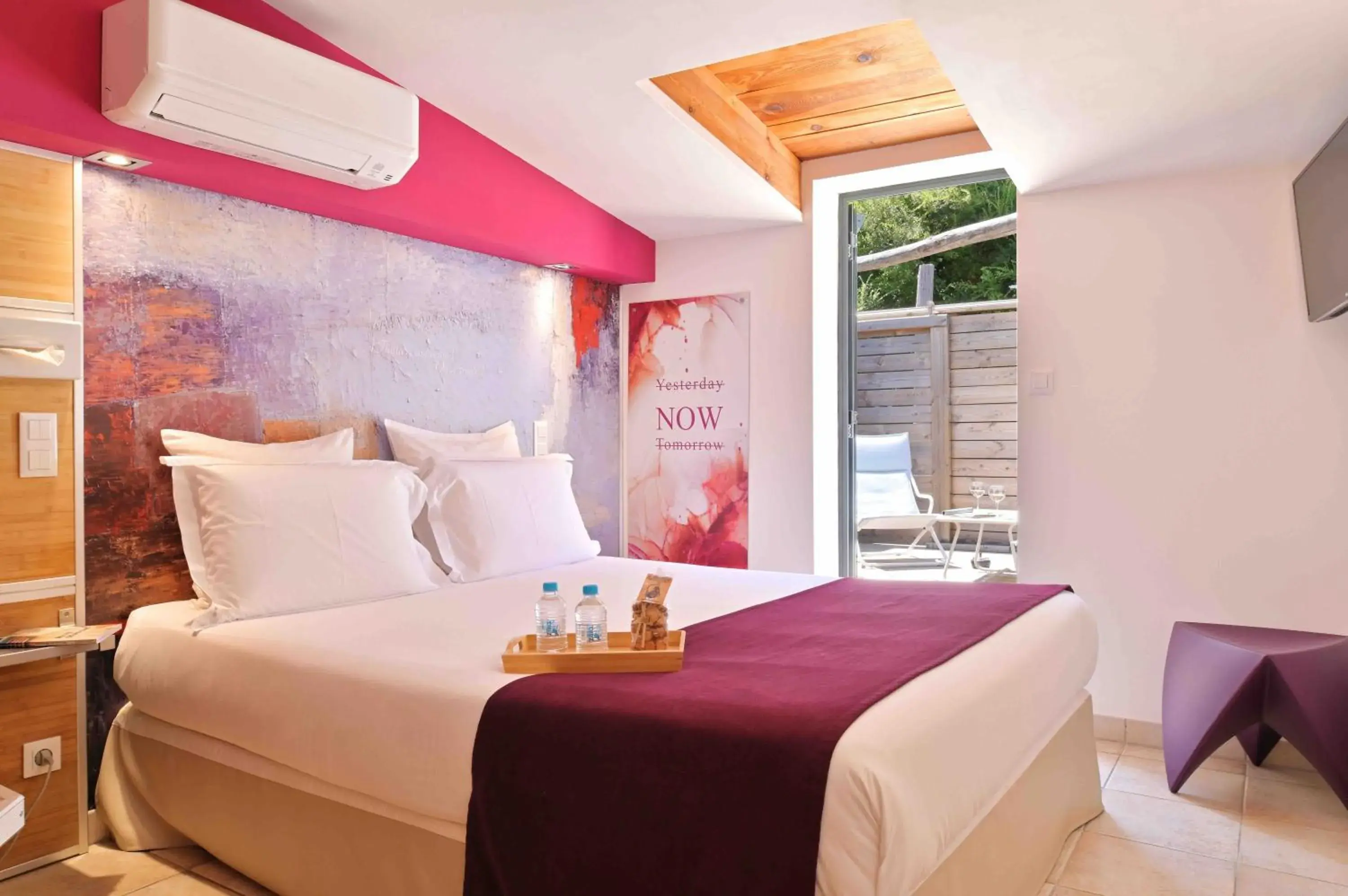 Double Room with Mountain View in Hôtel Domaine A Flatta Double Room with Mountain View in Hôtel Domaine A Flatta