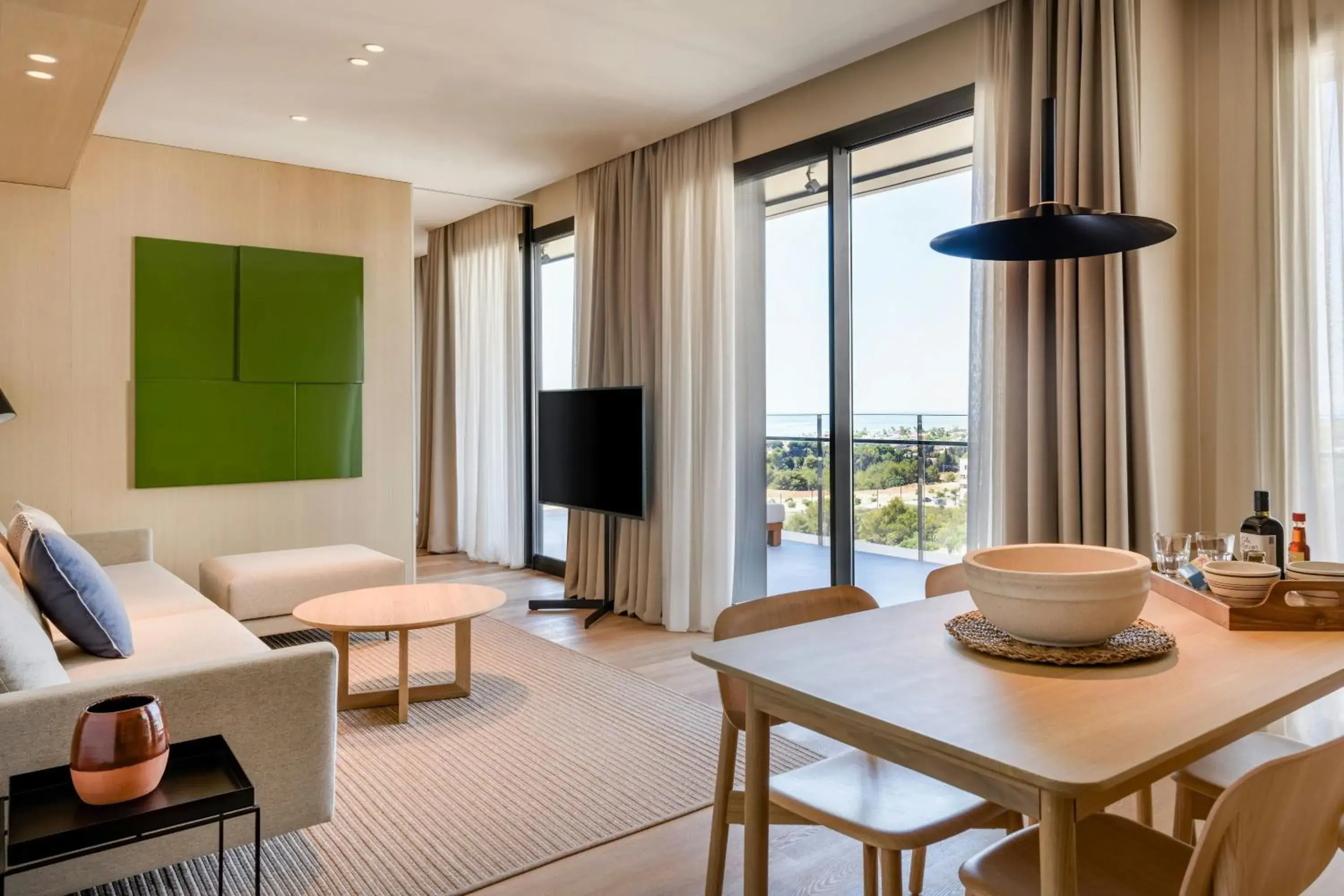 One-Bedroom Queen Suite with Balcony and Sea View - single occupancy in Sabàtic Sitges Hotel, Autograph Collection One-Bedroom Queen Suite with Balcony and Sea View - single occupancy in Sabàtic Sitges Hotel, Autograph Collection