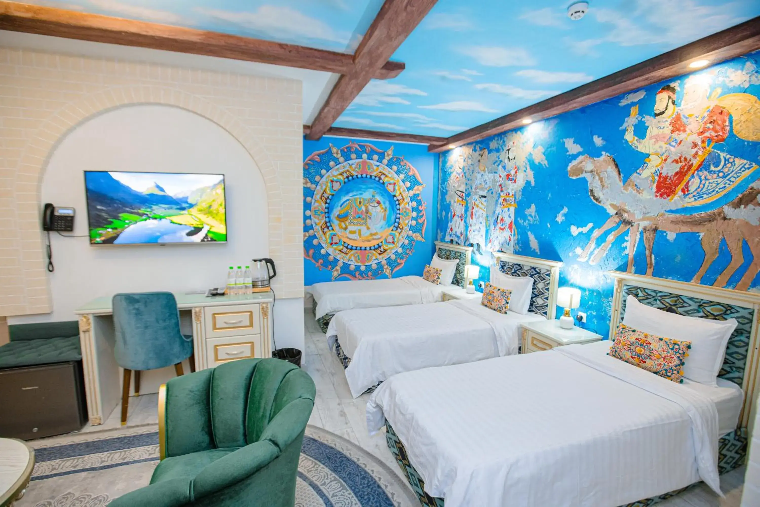 Deluxe Triple Room - single occupancy in Gur Emir Palace boutique hotel Deluxe Triple Room - single occupancy in Gur Emir Palace boutique hotel