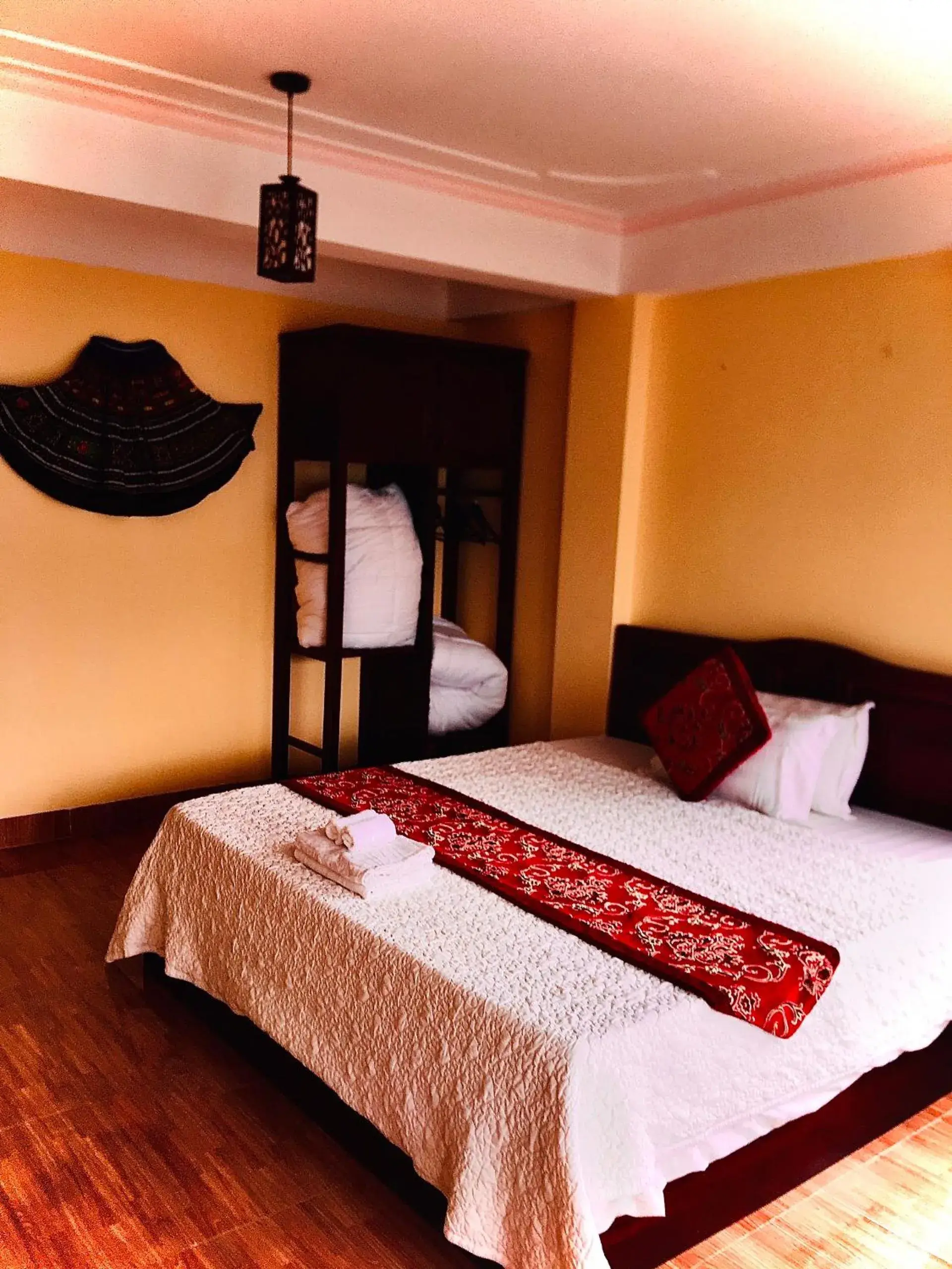 Double Room with Mountain View in Black Hmong View hotel Double Room with Mountain View in Black Hmong View hotel