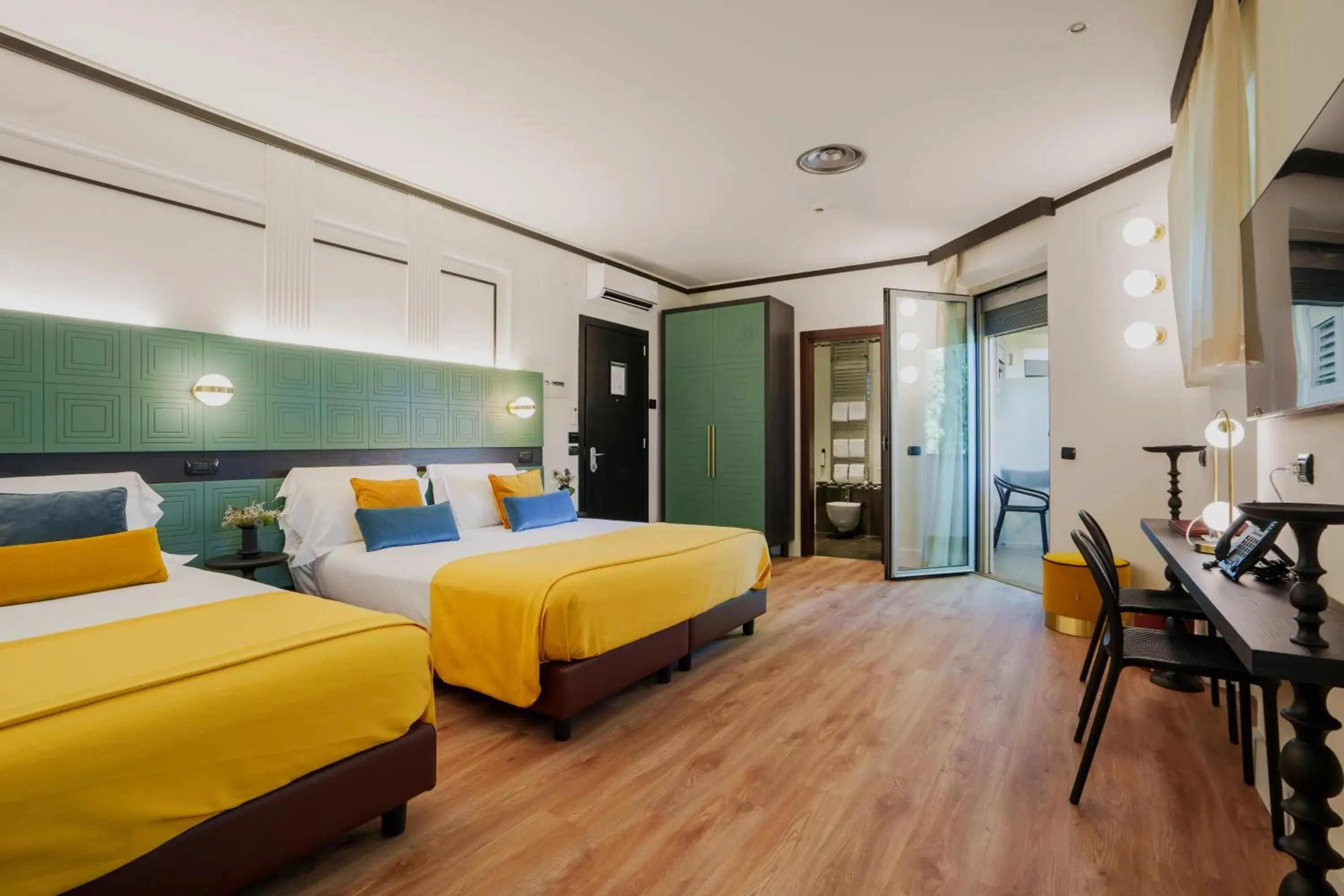 Deluxe Quadruple Room in JOIVY Together Florence Urban Resort Deluxe Quadruple Room in JOIVY Together Florence Urban Resort