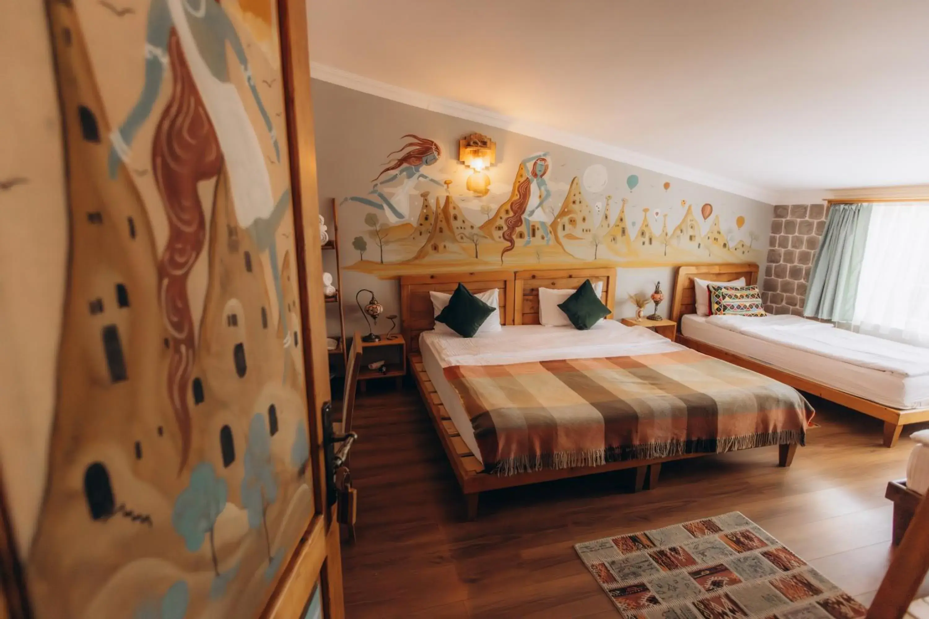 Quadruple Room with Mountain View in Alphan Cappadocia Quadruple Room with Mountain View in Alphan Cappadocia