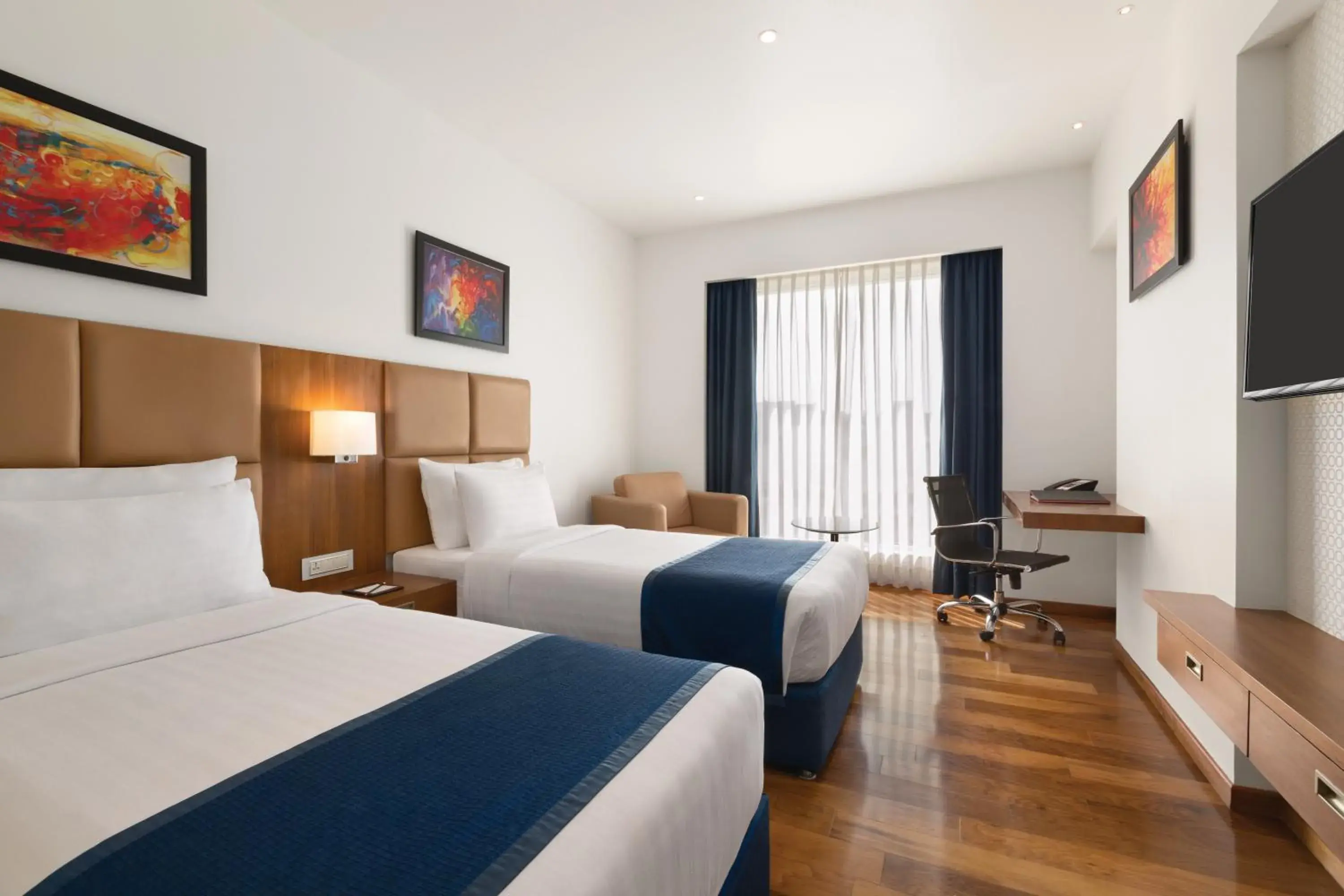 Deluxe Twin Room - single occupancy in Ramada Encore Domlur Bangalore Deluxe Twin Room - single occupancy in Ramada Encore Domlur Bangalore