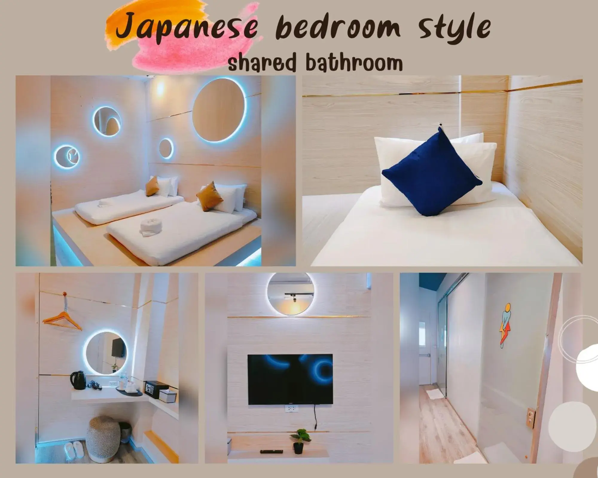 Standard Twin Room with Shared Bathroom in Icon Hotel Hatyai Standard Twin Room with Shared Bathroom in Icon Hotel Hatyai