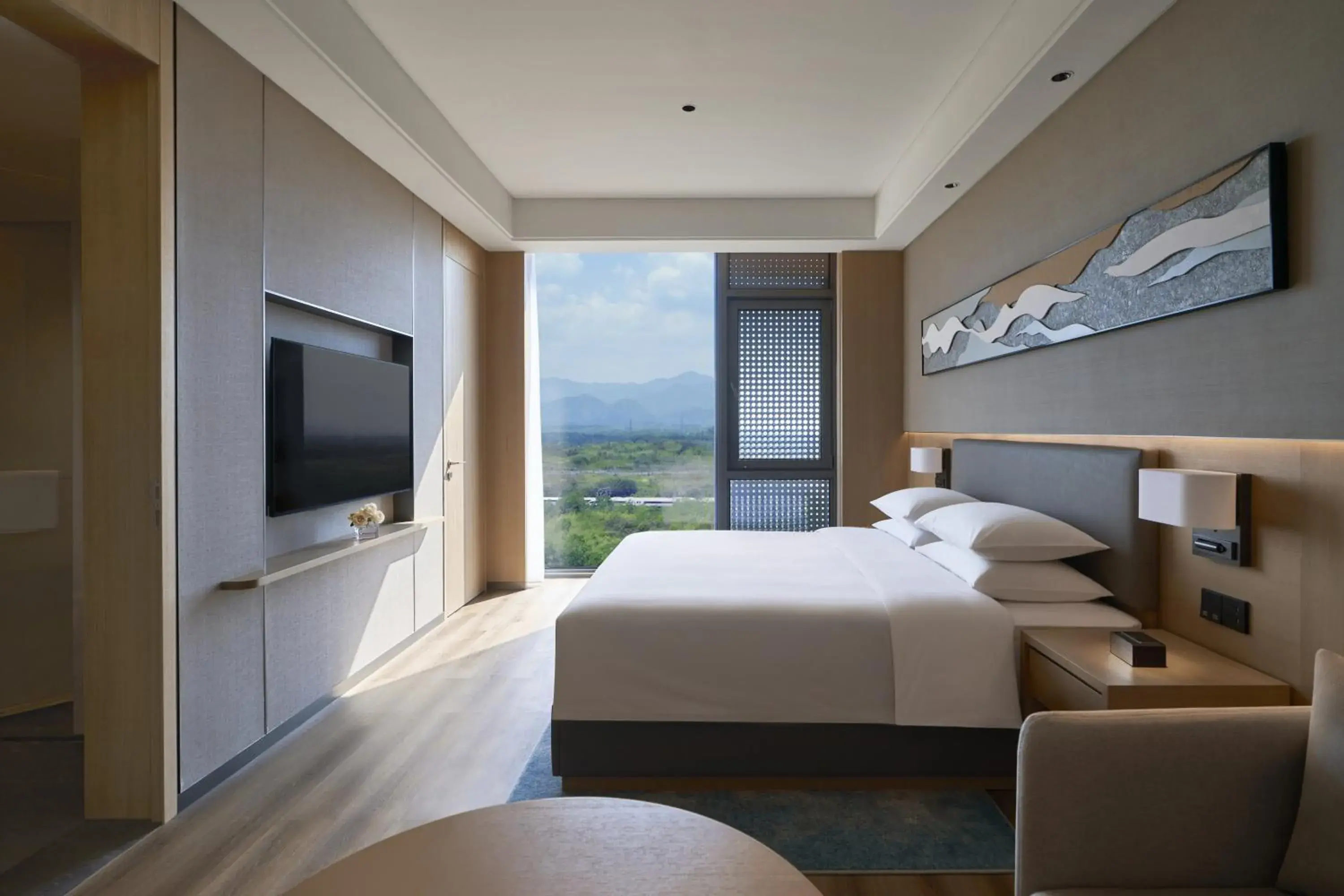 King Room with Sofa Bed and City View in Hyatt Place Huangshan Train Station King Room with Sofa Bed and City View in Hyatt Place Huangshan Train Station