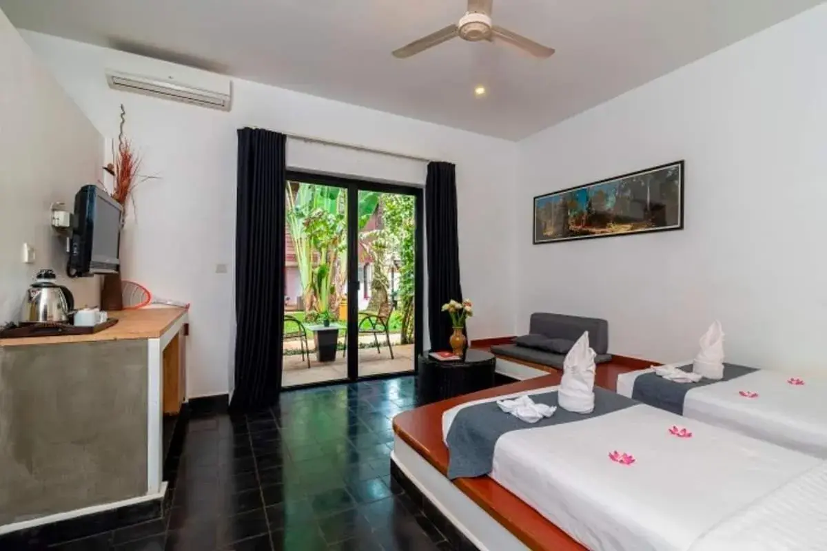 Deluxe Twin Room With Balcony in Apsara Greenland Boutique Villa & Resort Deluxe Twin Room With Balcony in Apsara Greenland Boutique Villa & Resort