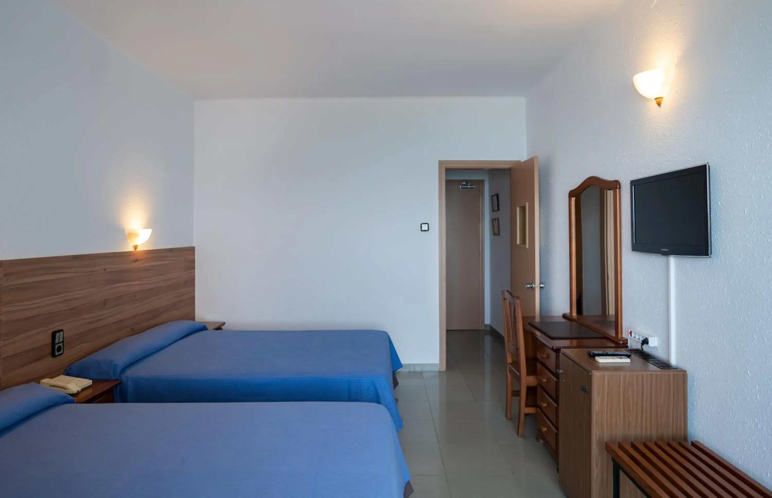 Quadruple Room with Side Sea View (2 Adults + 2 Children) in Medplaya Hotel Vistamar Costa Dorada Quadruple Room with Side Sea View (2 Adults + 2 Children) in Medplaya Hotel Vistamar Costa Dorada
