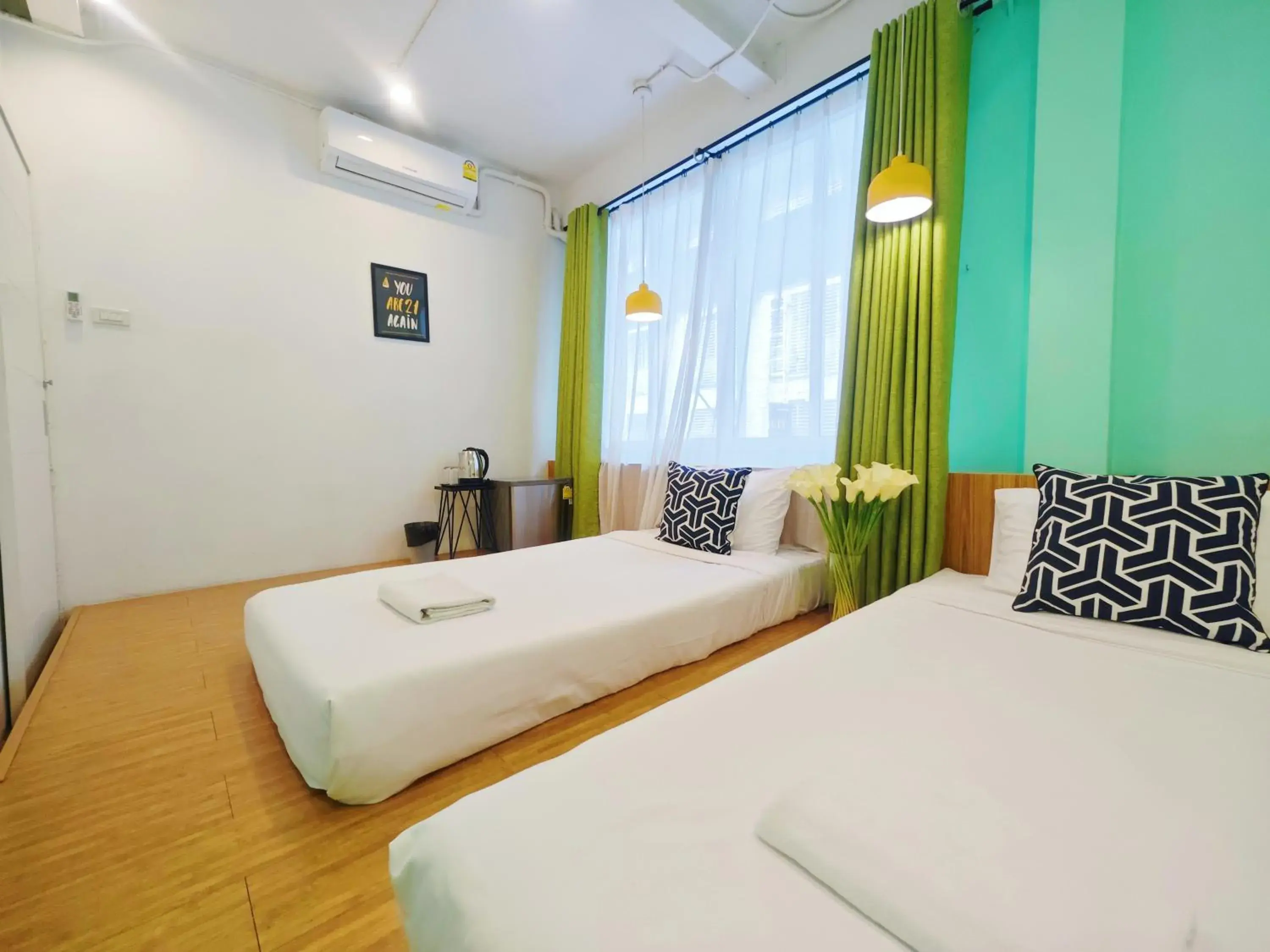 Standard Twin Room in Ostay Asoke Bangkok Standard Twin Room in Ostay Asoke Bangkok