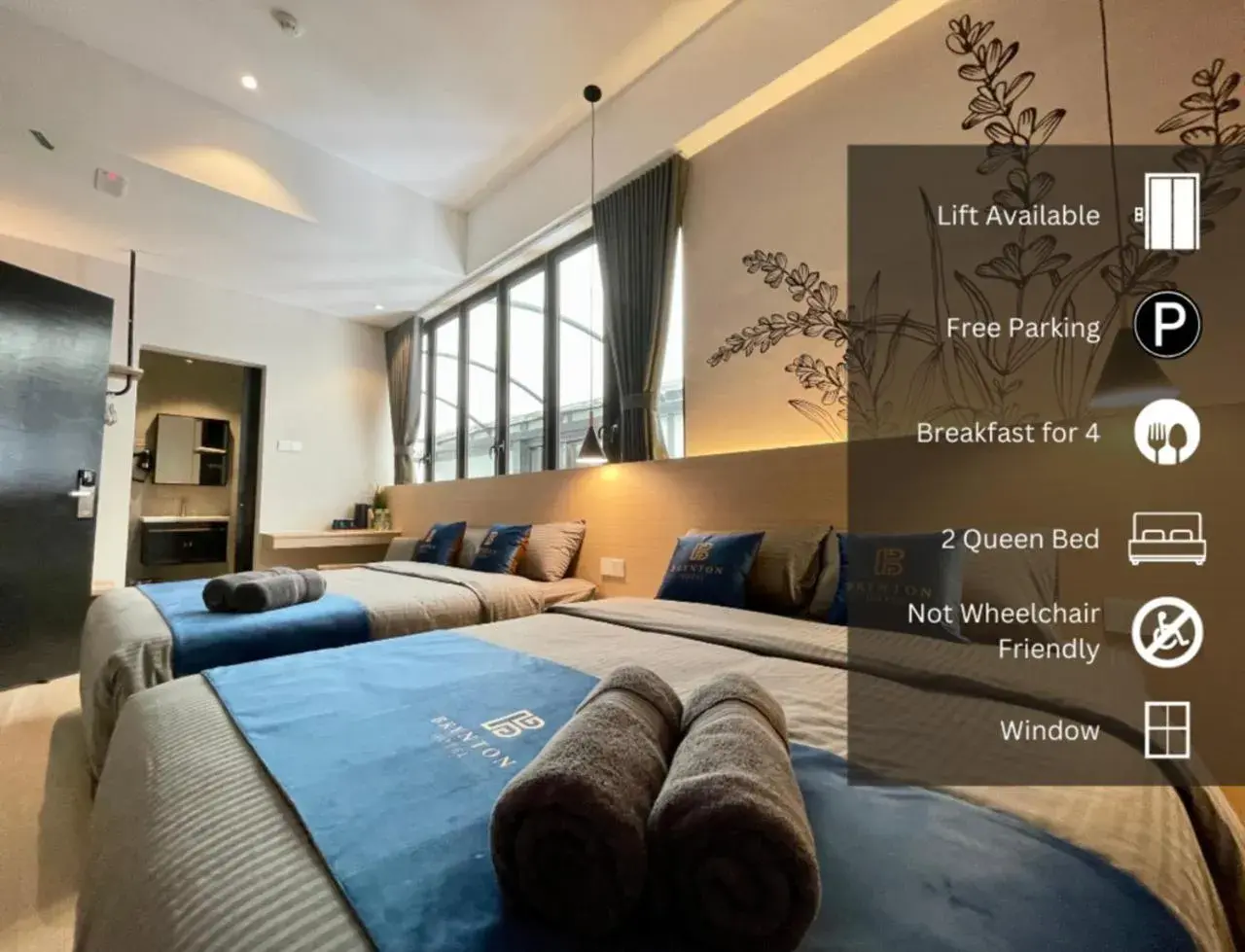 Deluxe Quadruple Room in Hotel Brynton at Cameron Centrum Mall Deluxe Quadruple Room in Hotel Brynton at Cameron Centrum Mall