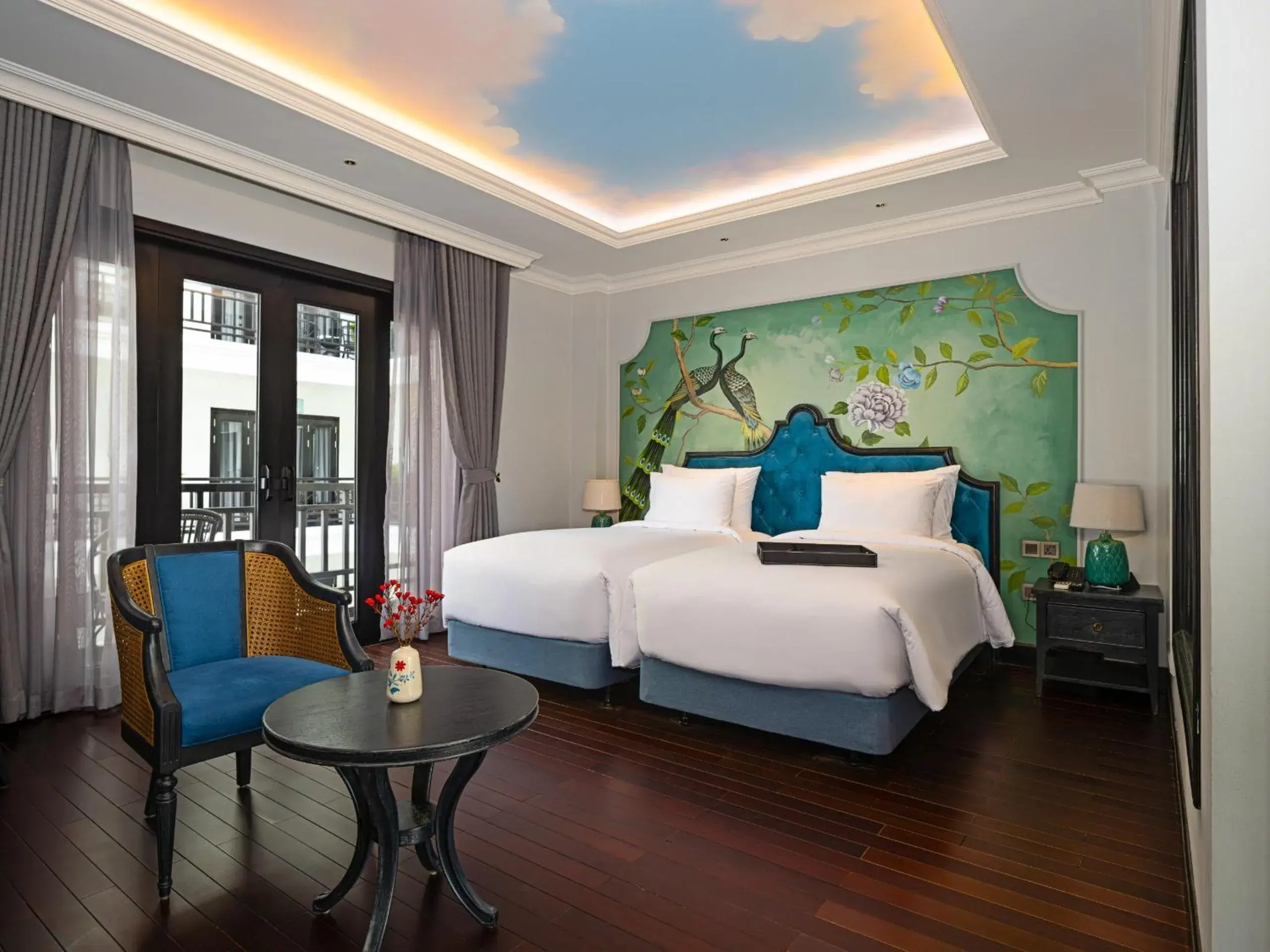 Premium Twin Pool View With Balcony in Hoi An Delicacy Hotel & Spa Premium Twin Pool View With Balcony in Hoi An Delicacy Hotel & Spa